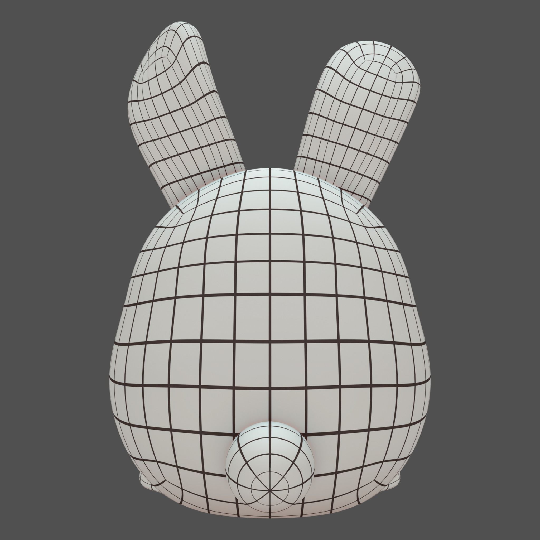 Plush Rabbit 3D model_12