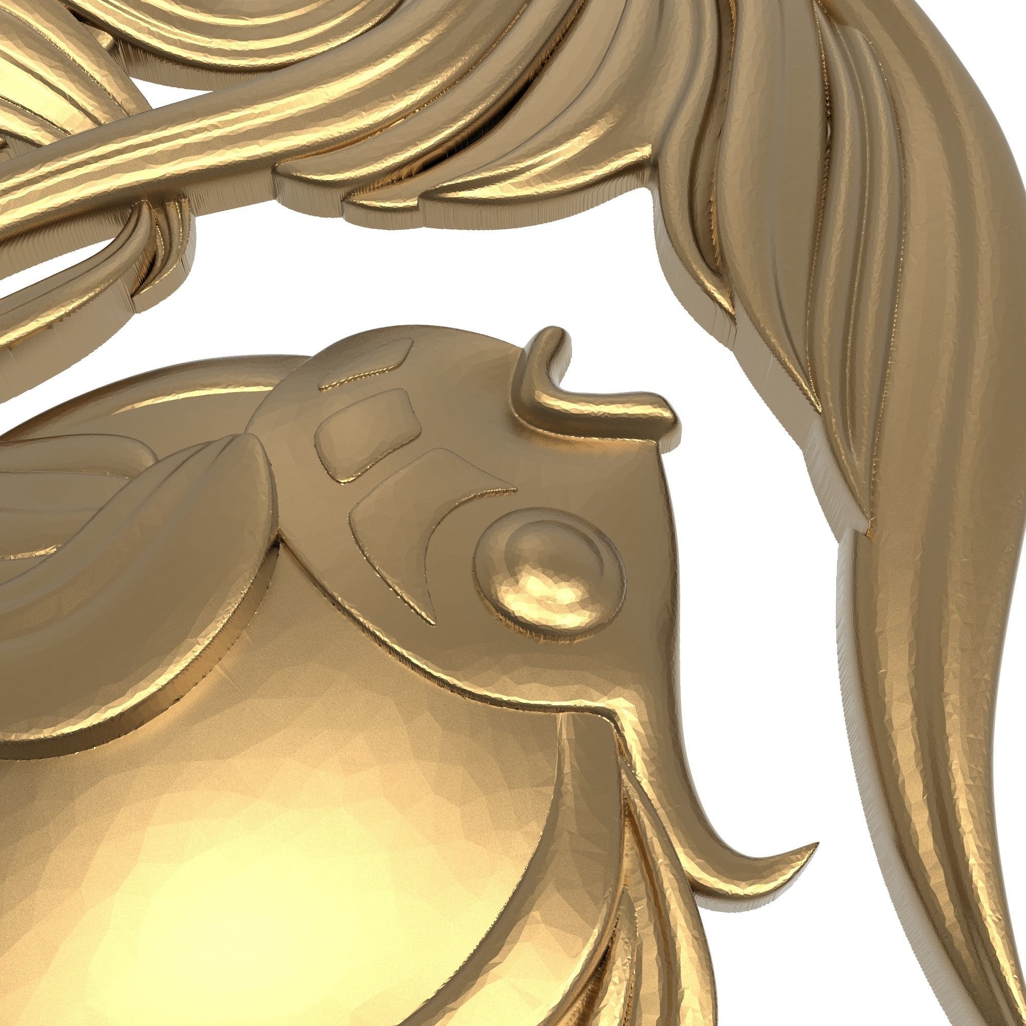 decorative pattern ready for 3D printing 3D model_4