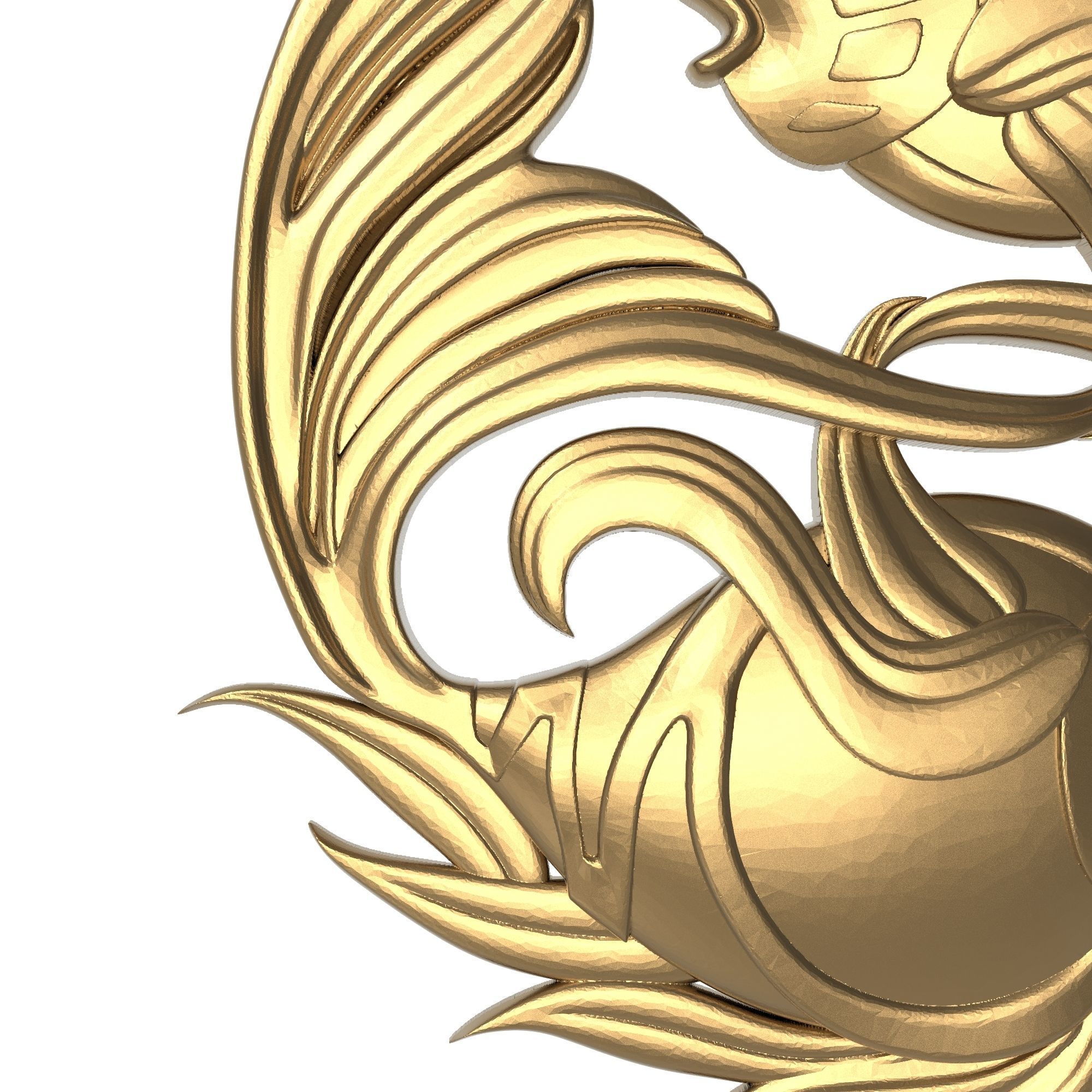 decorative pattern ready for 3D printing 3D model_1