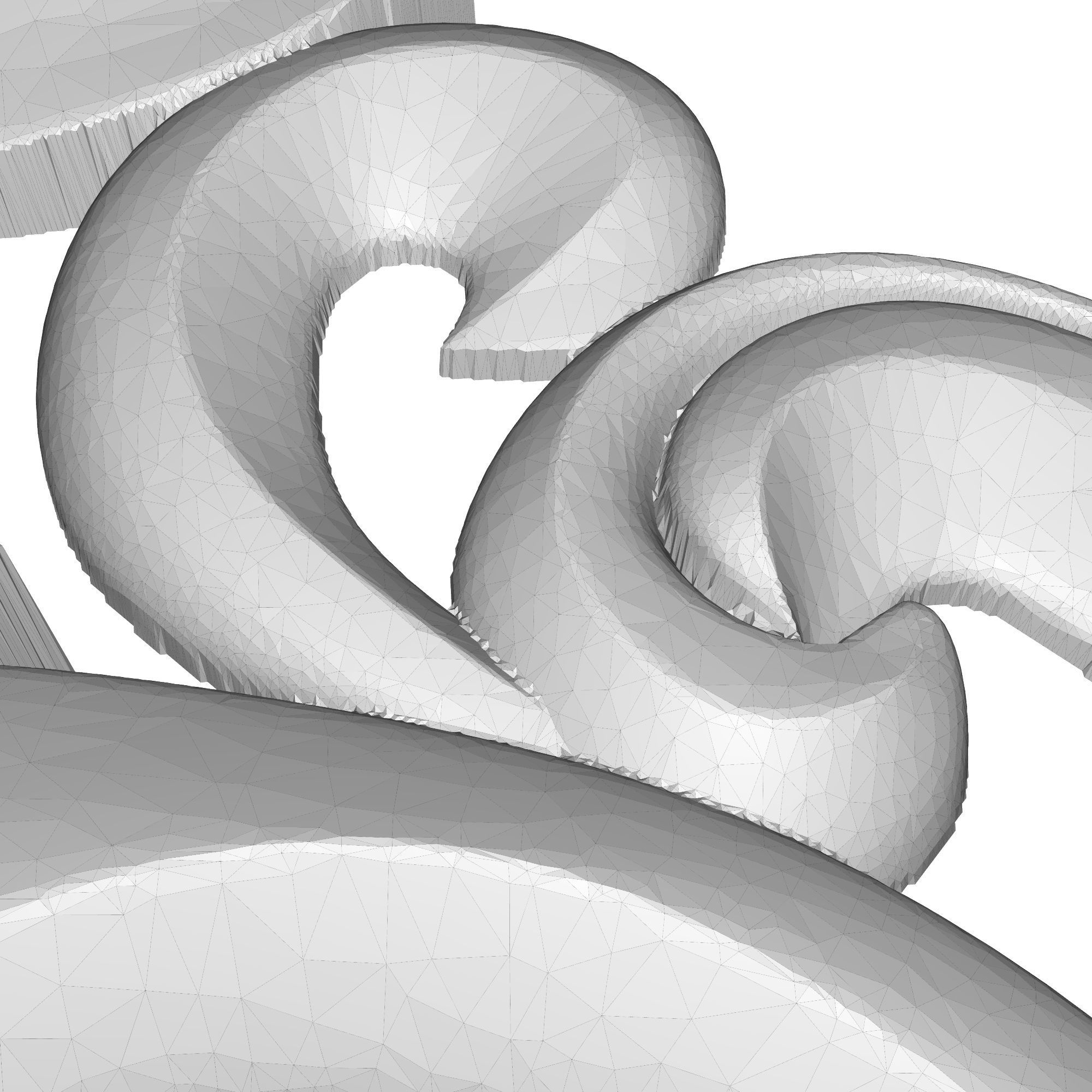 decorative pattern ready for 3D printing 3D model_9