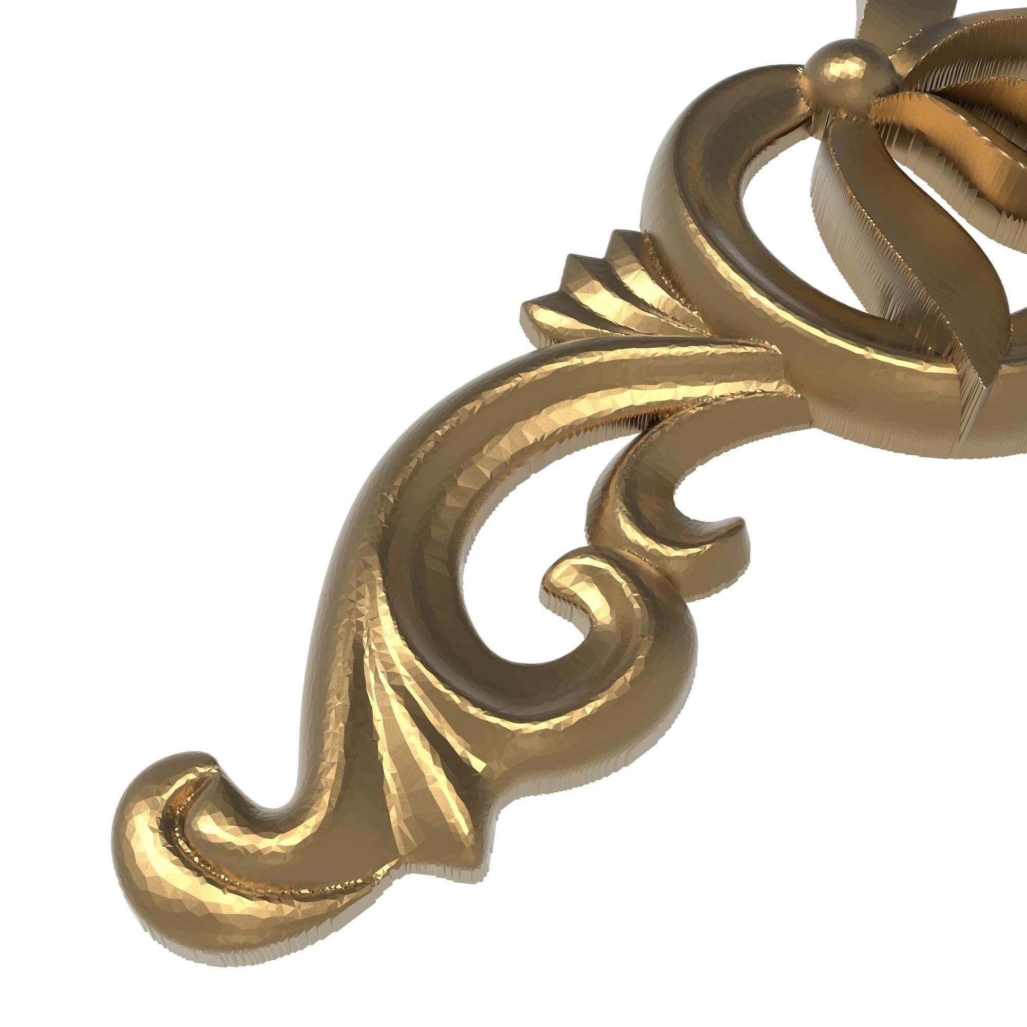 decorative pattern ready for 3D printing 3D model_3