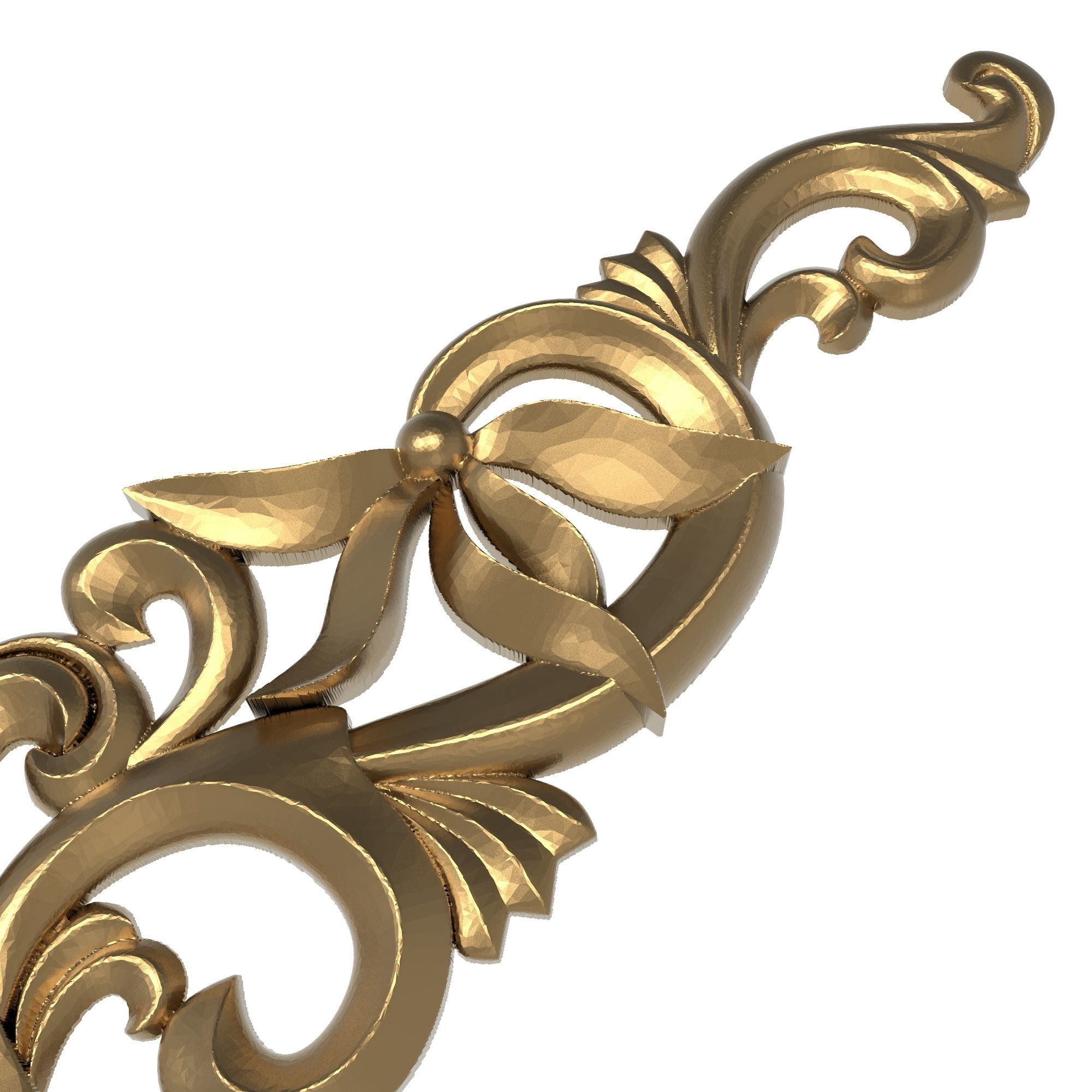 decorative pattern ready for 3D printing 3D model_5