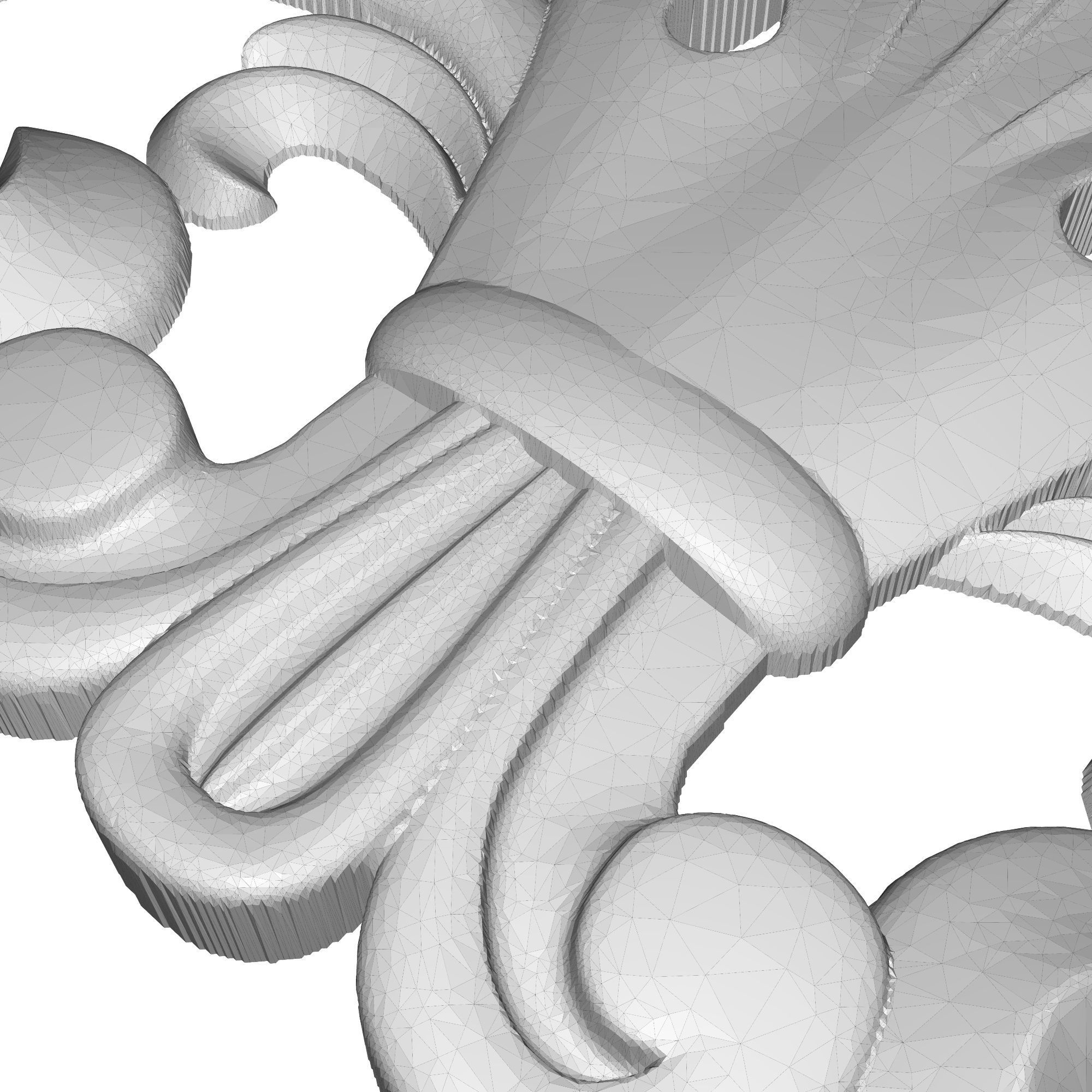 decorative pattern ready for 3D printing 3D model_7