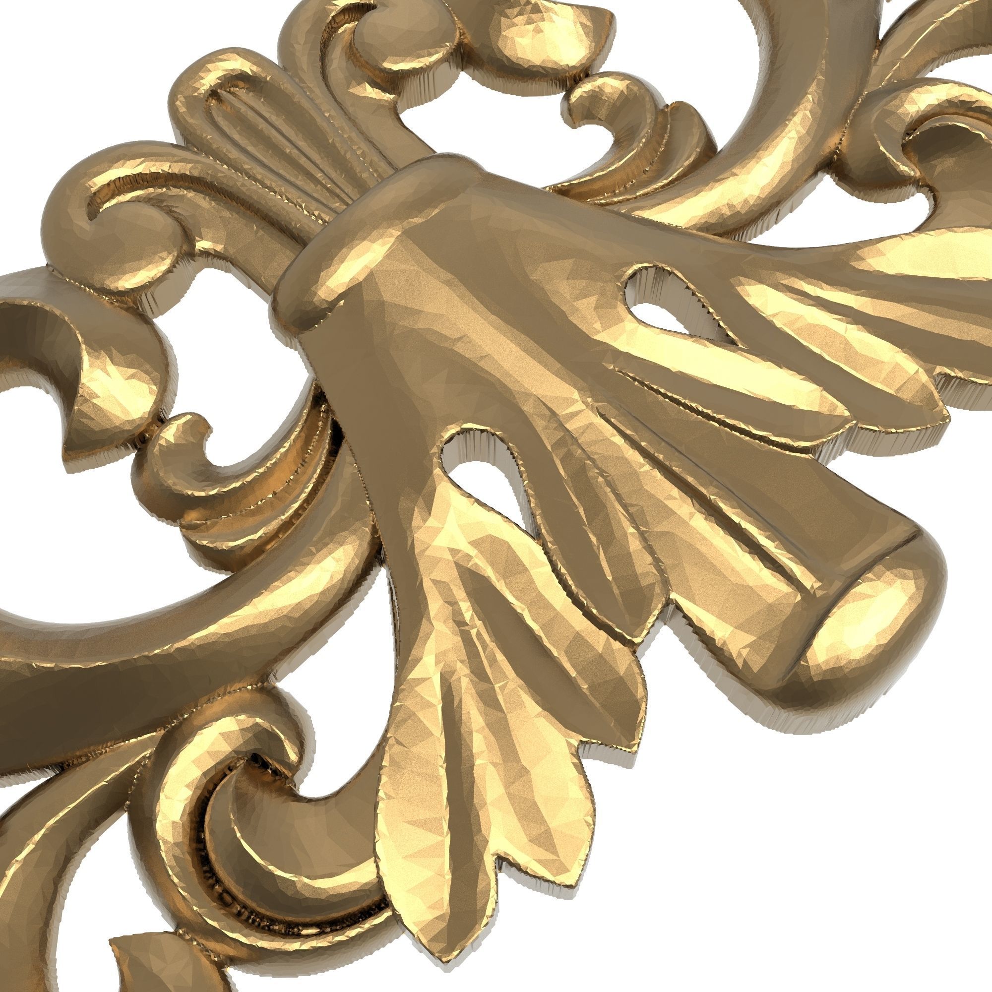 decorative pattern ready for 3D printing 3D model_6