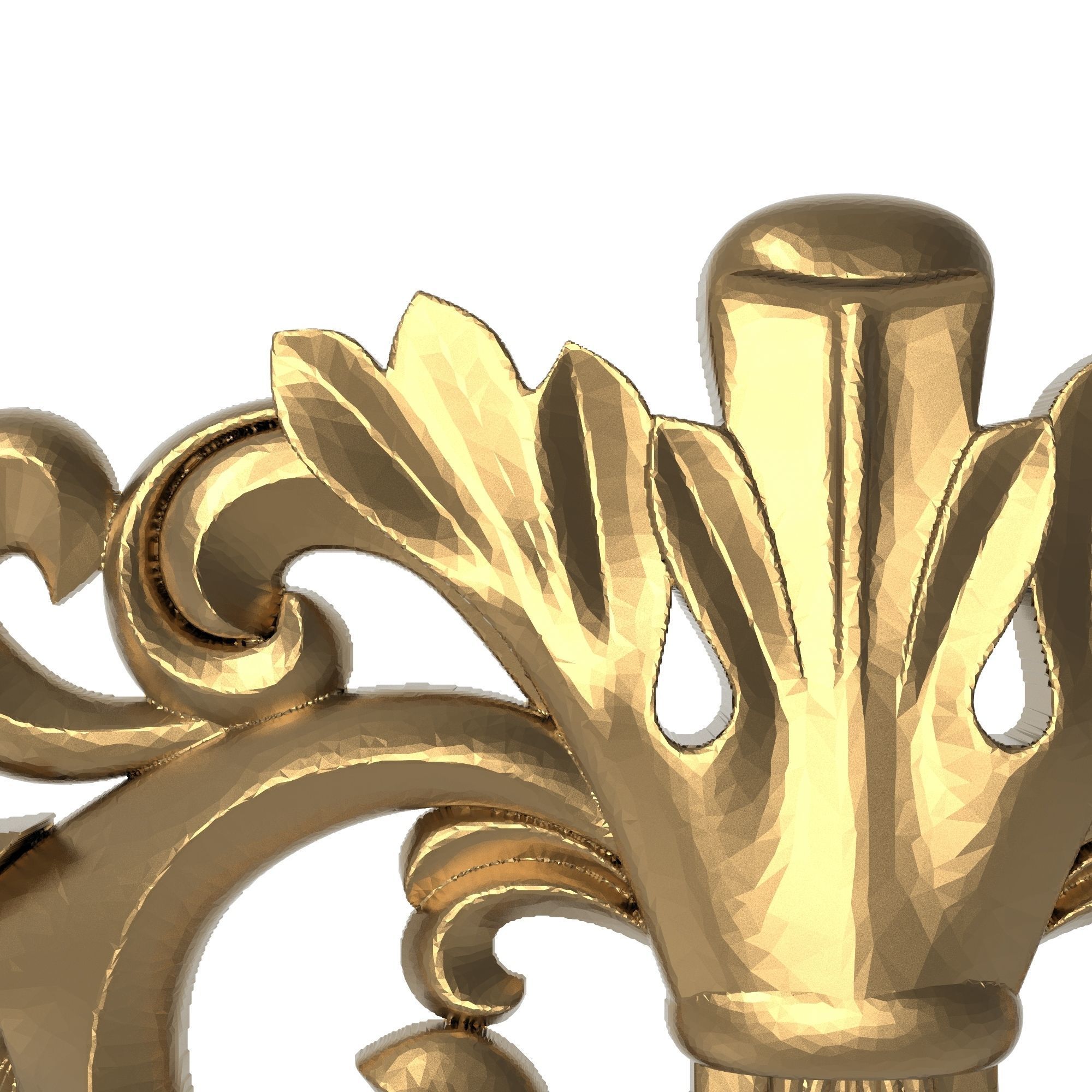 decorative pattern ready for 3D printing 3D model_1