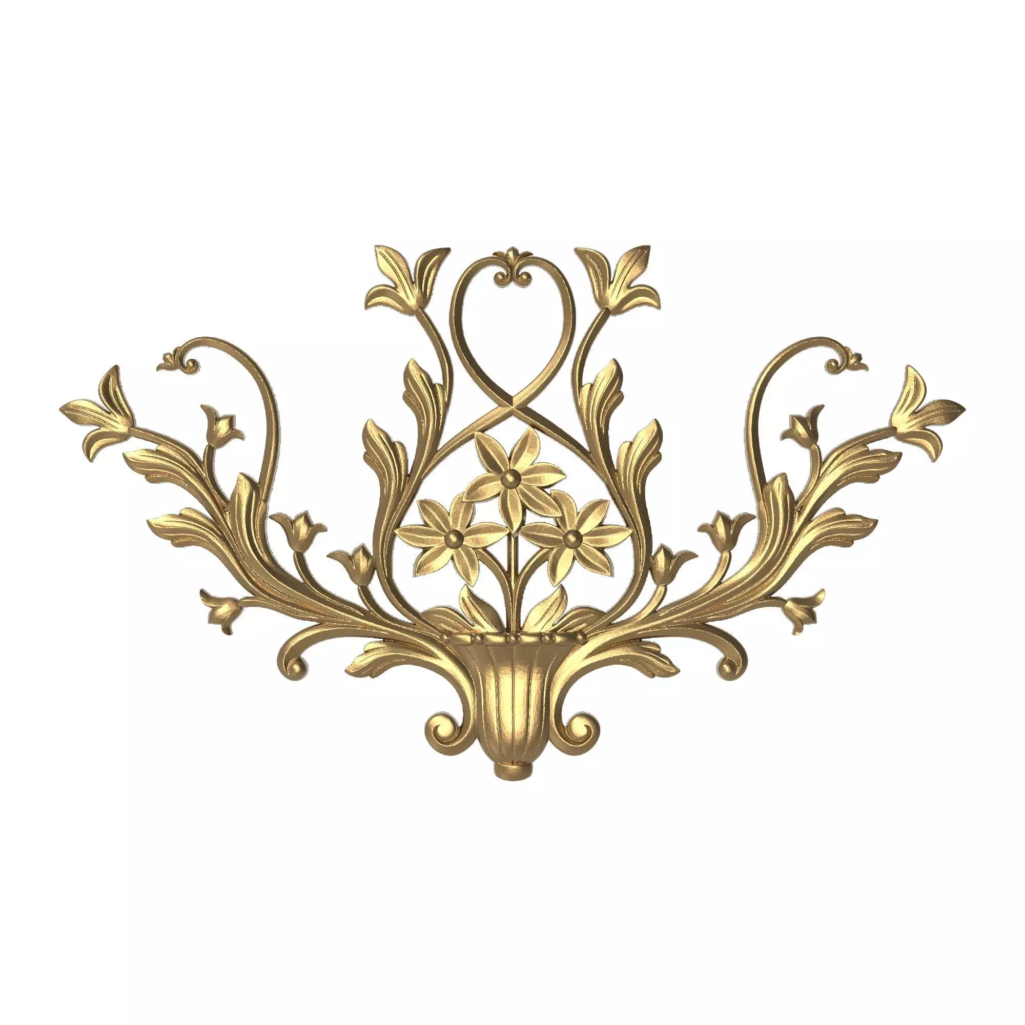 decorative pattern ready for 3D printing 3D model_0