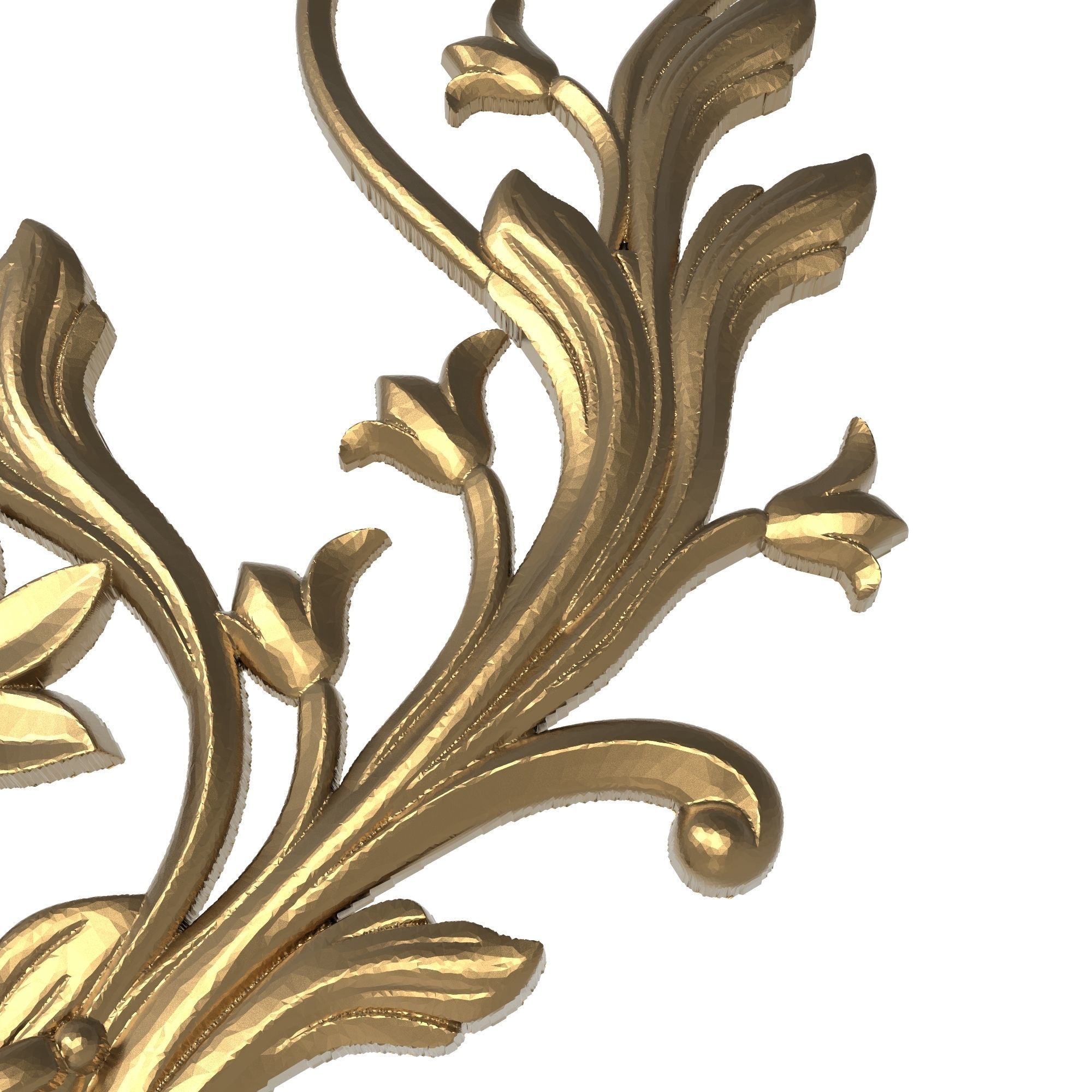decorative pattern ready for 3D printing 3D model_5
