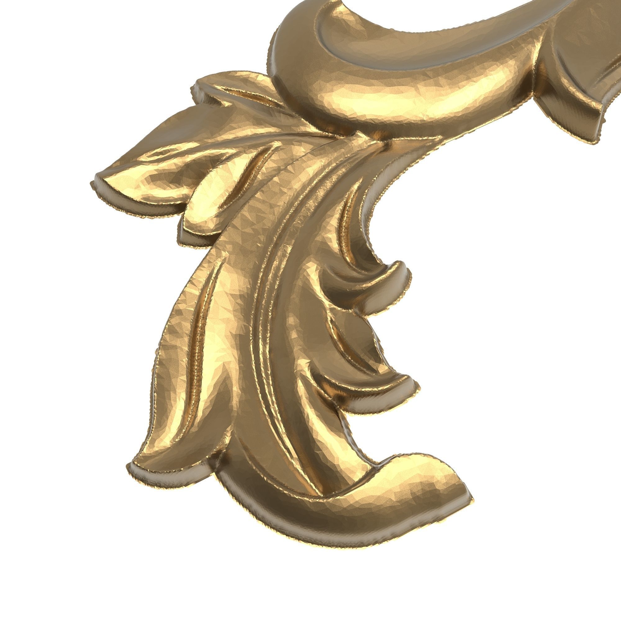 decorative pattern ready for 3D printing 3D model_4