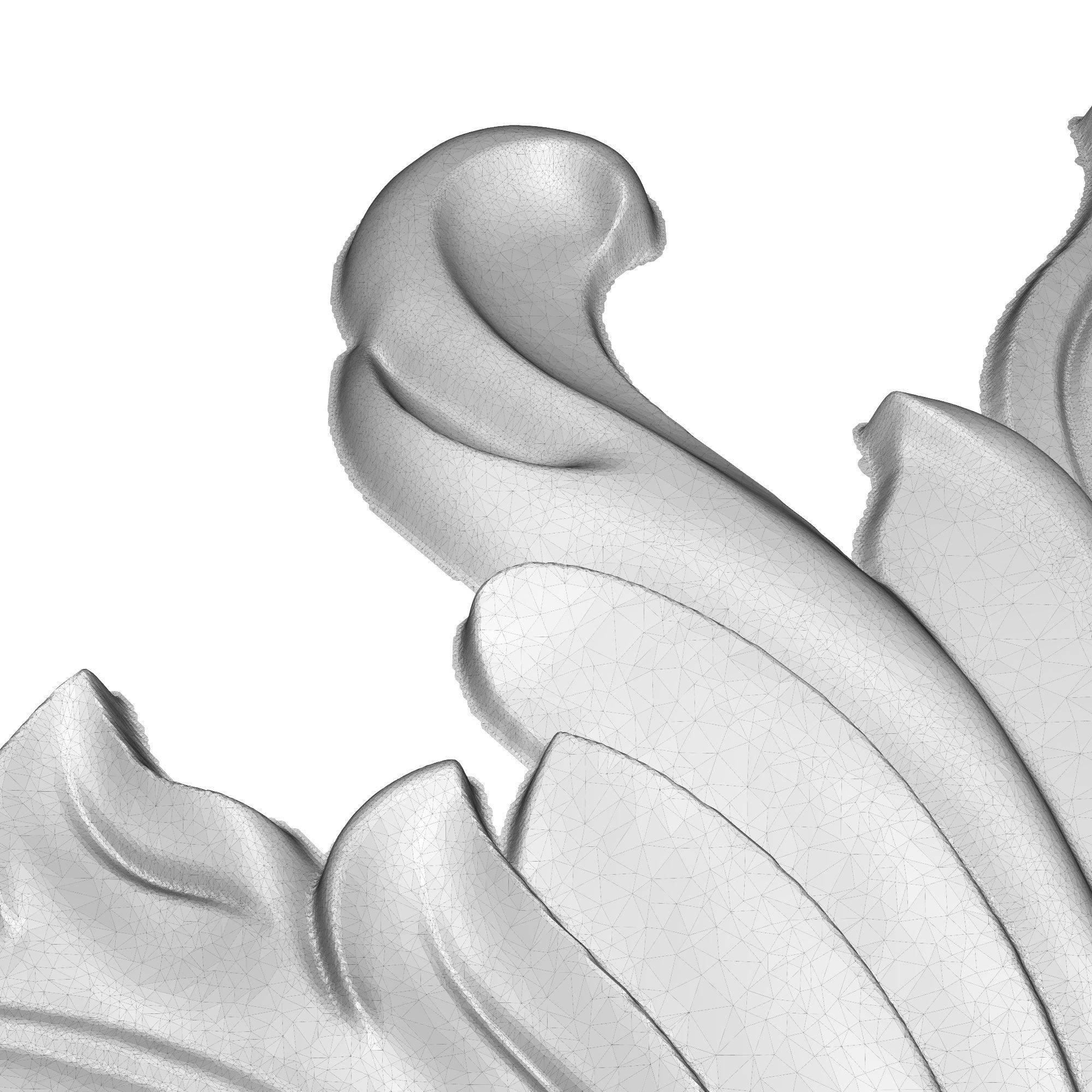 decorative pattern ready for 3D printing 3D model_8