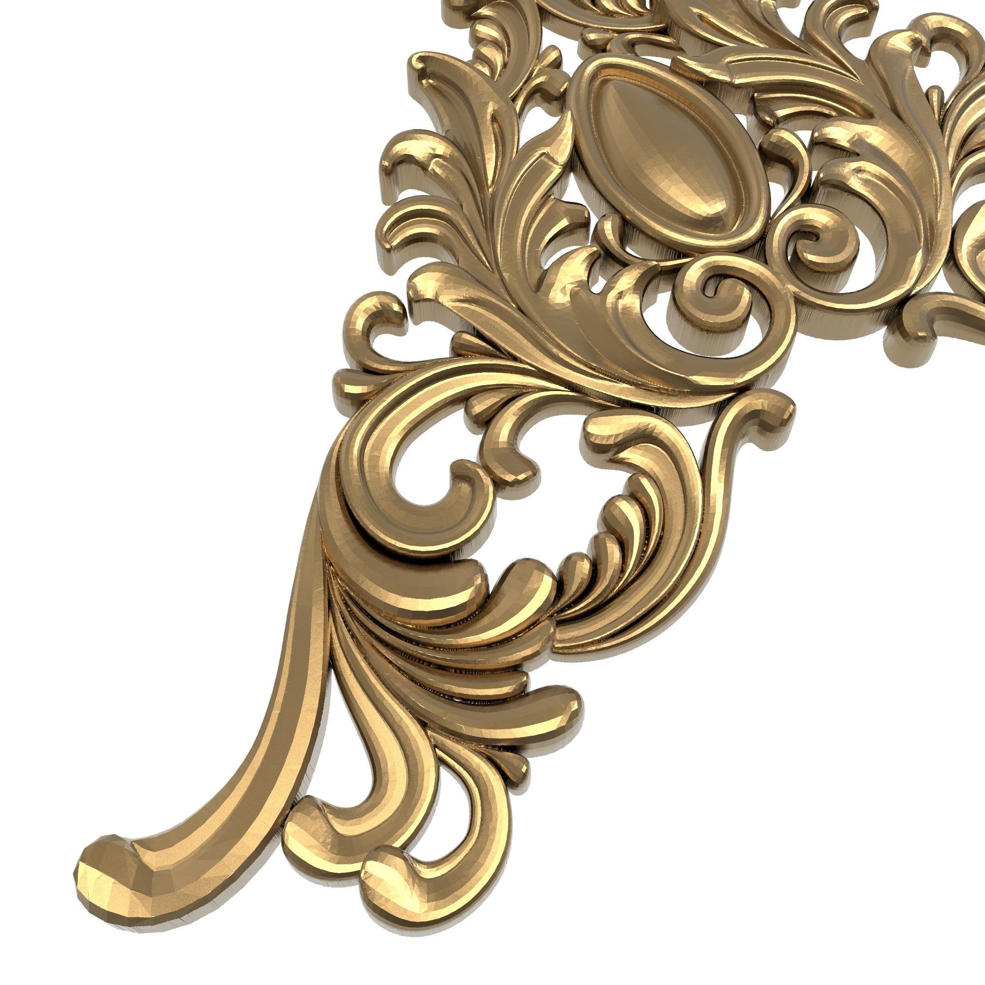 decorative pattern ready for 3D printing 3D model_3