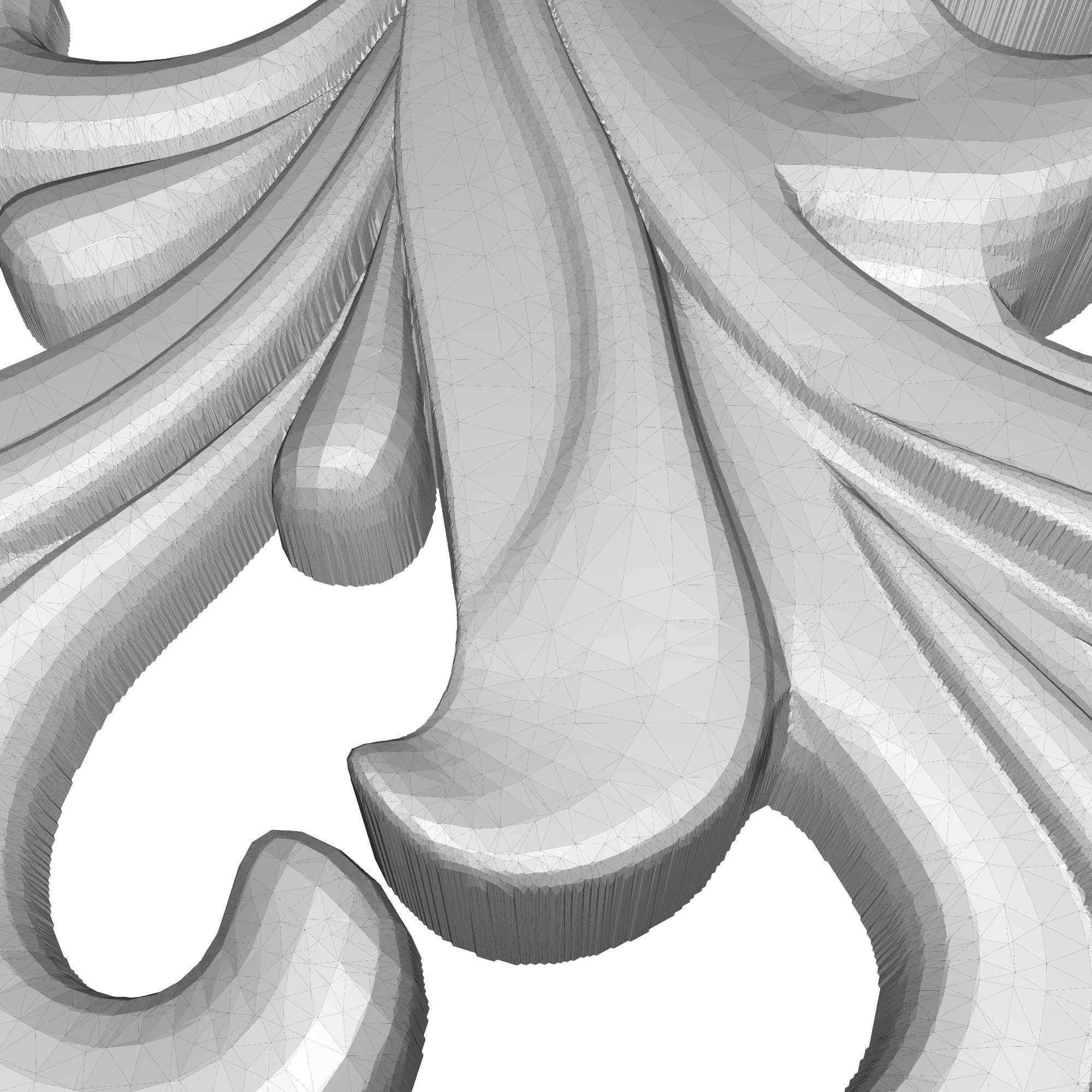 decorative pattern ready for 3D printing 3D model_6