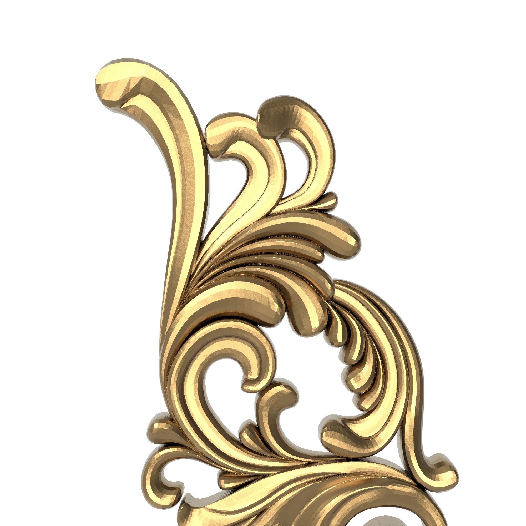 decorative pattern ready for 3D printing 3D model_1