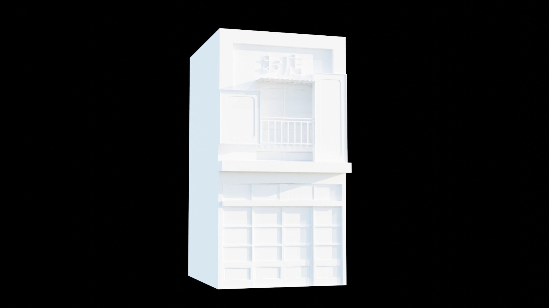 japanese store 3D model_5