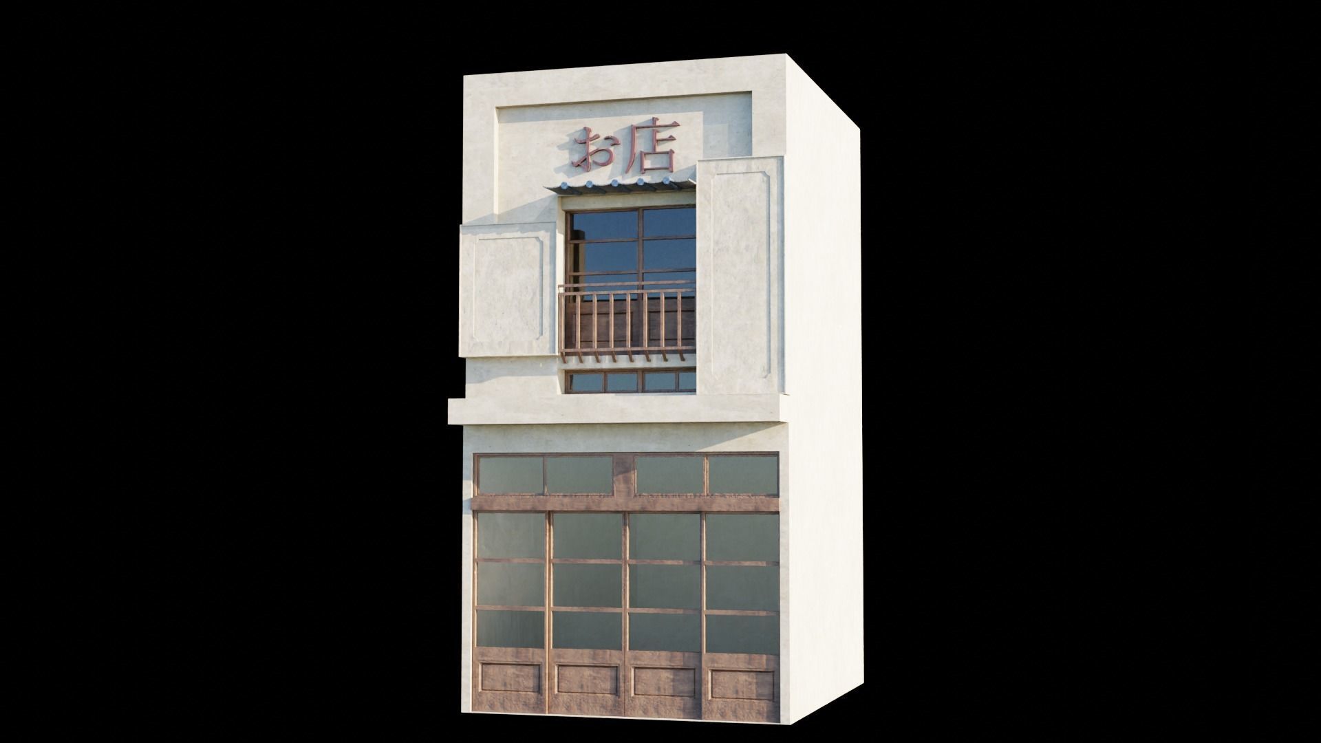 japanese store 3D model_2