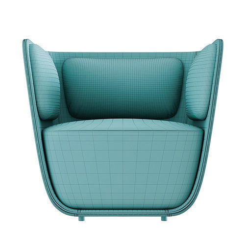 Set of Chairs 3D model 7