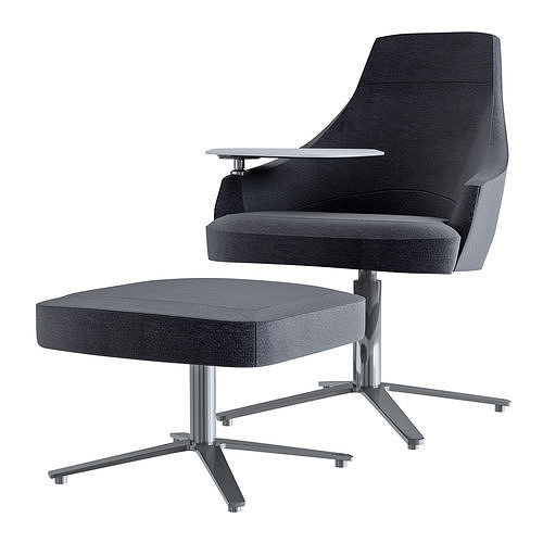Set of Chairs 3D model 5