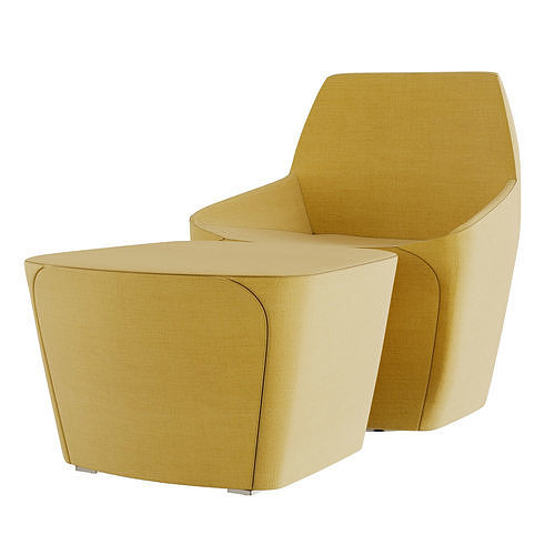 Set of Chairs 3D model 6