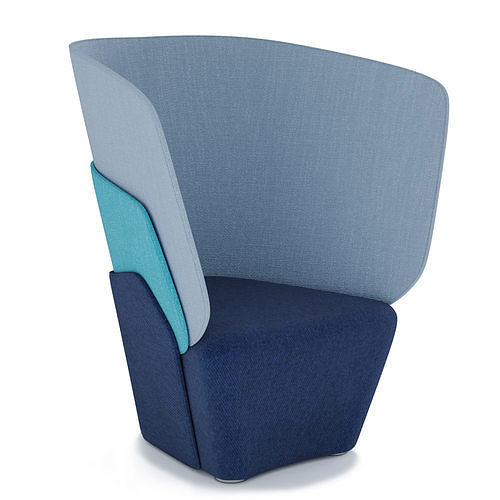 Set of Chairs 3D model 3