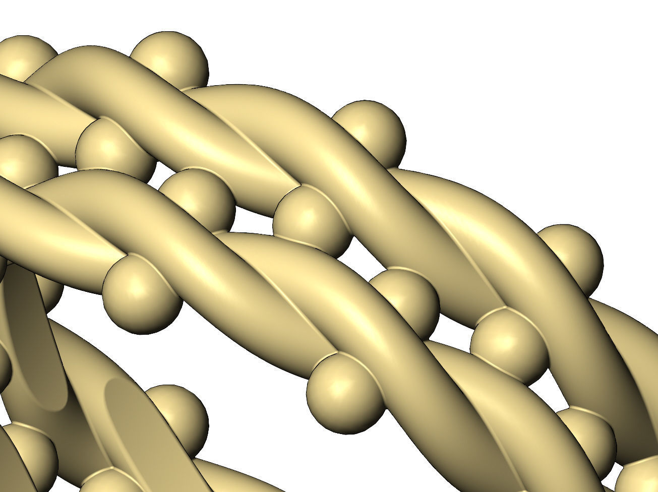 Double row beaded ring US size 4to10 3D print model_5