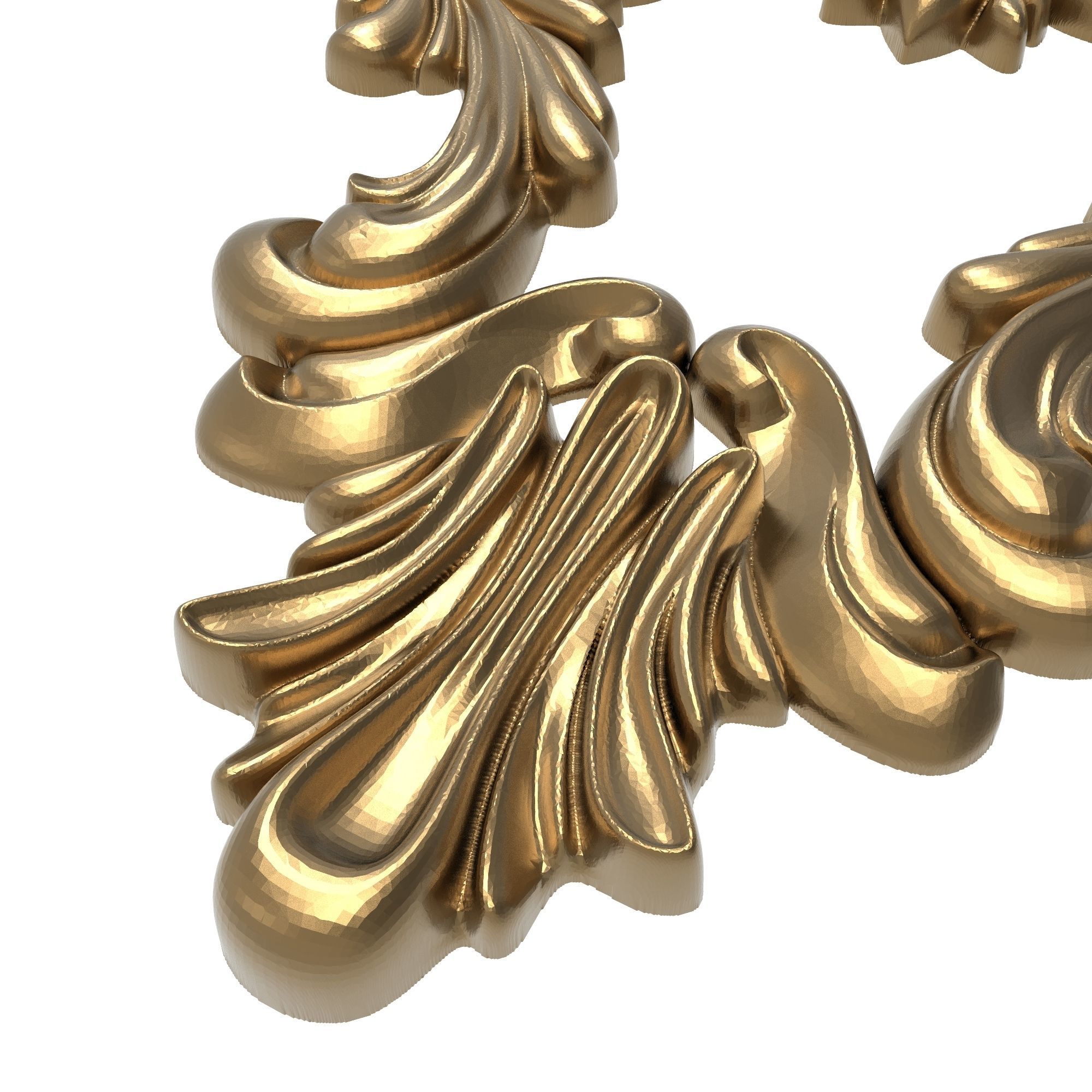 decorative pattern ready for 3D printing 3D model_3