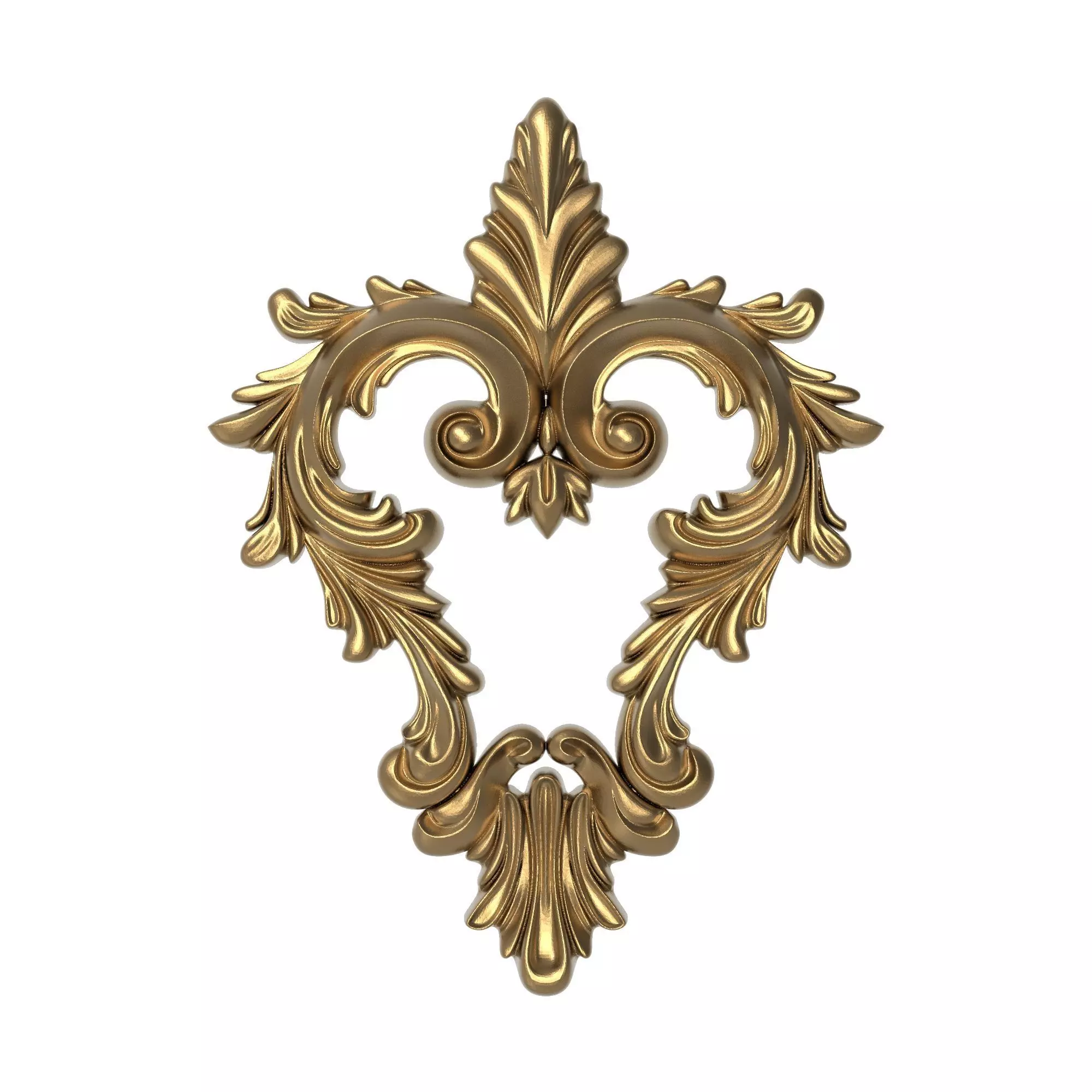 decorative pattern ready for 3D printing 3D model_0