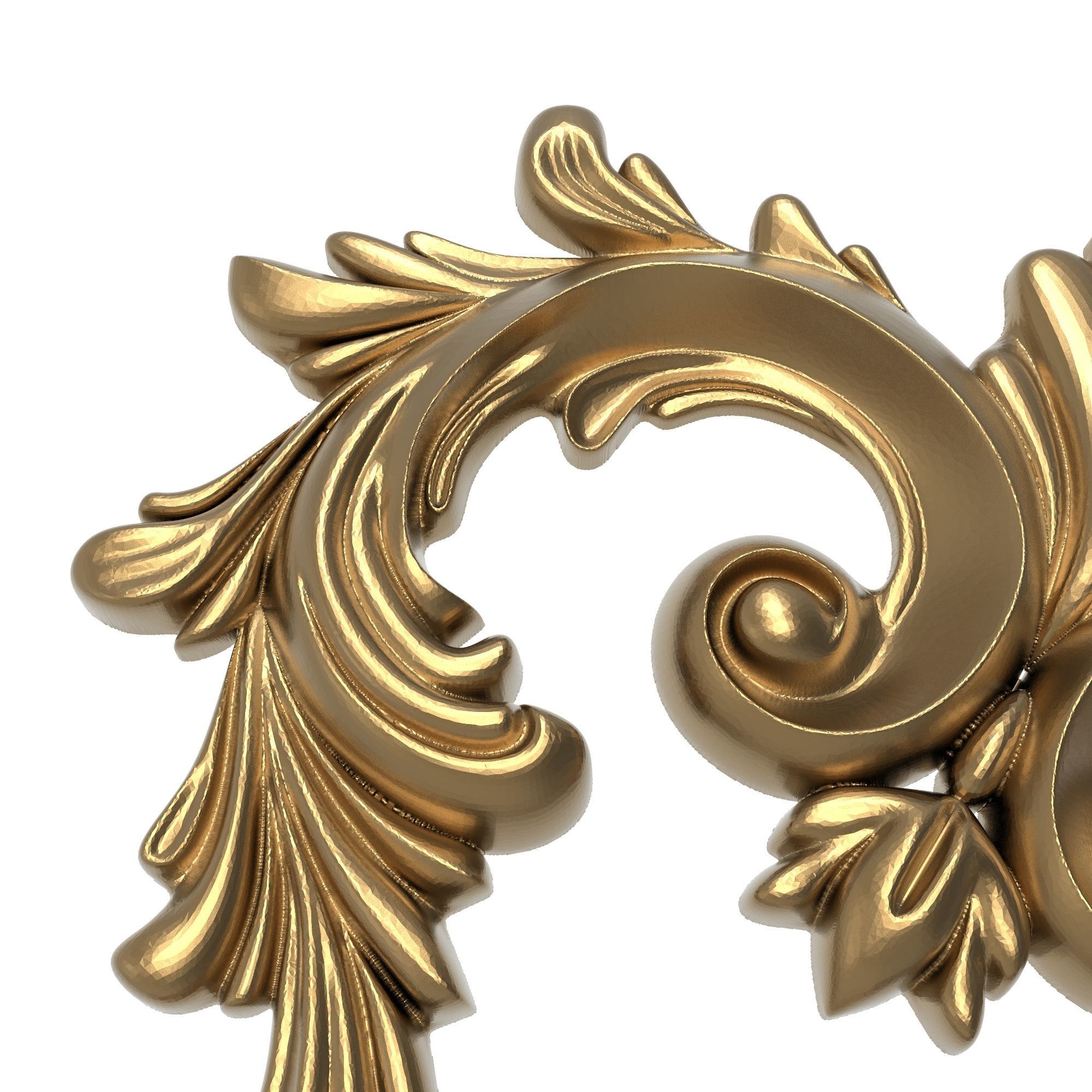 decorative pattern ready for 3D printing 3D model_4