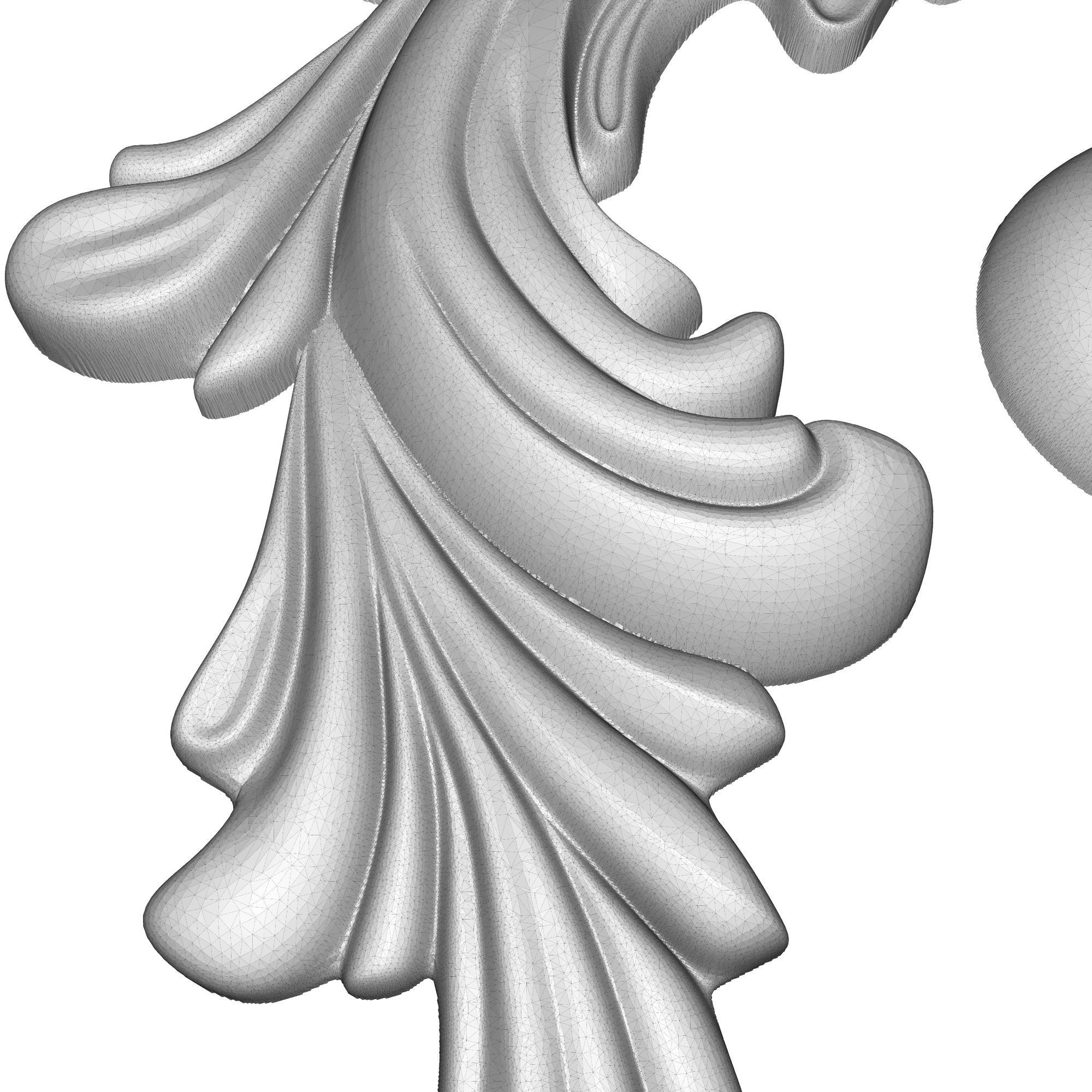 decorative pattern ready for 3D printing 3D model_10