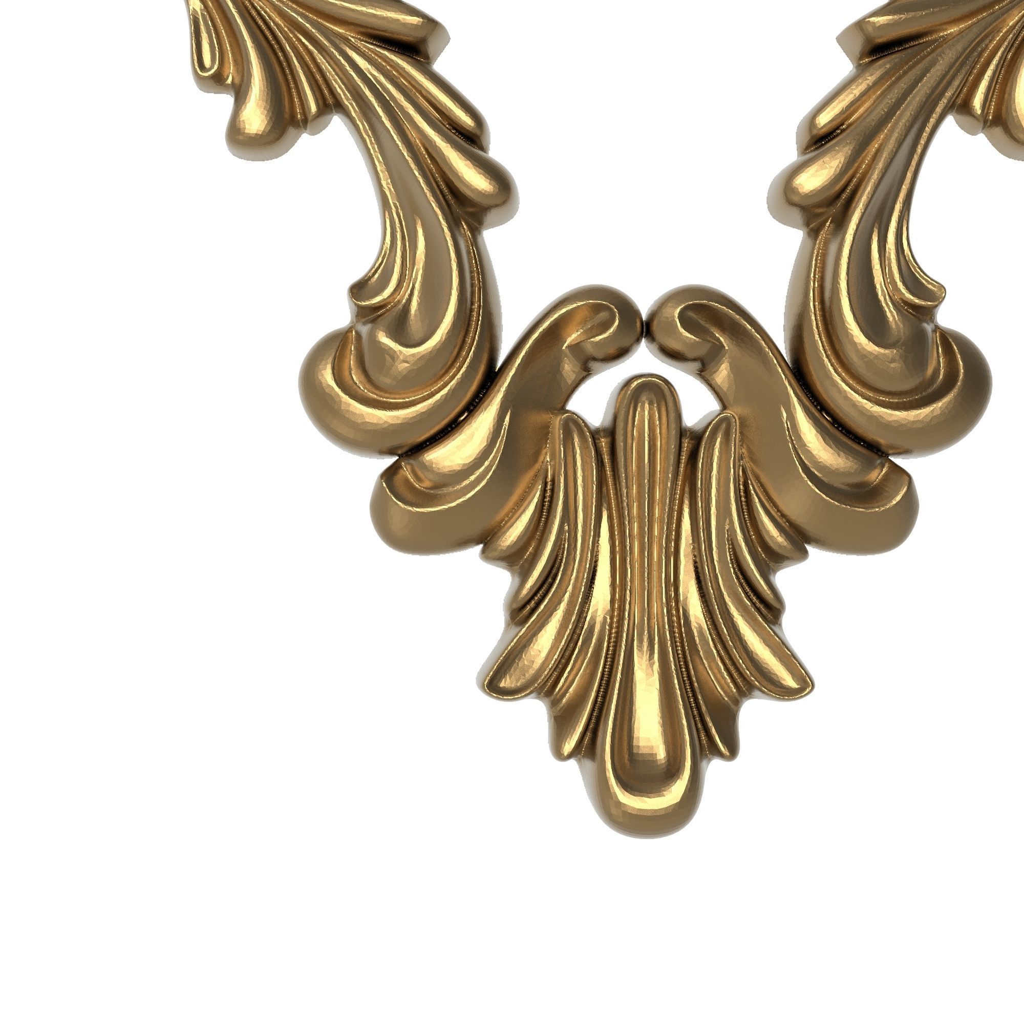 decorative pattern ready for 3D printing 3D model_2