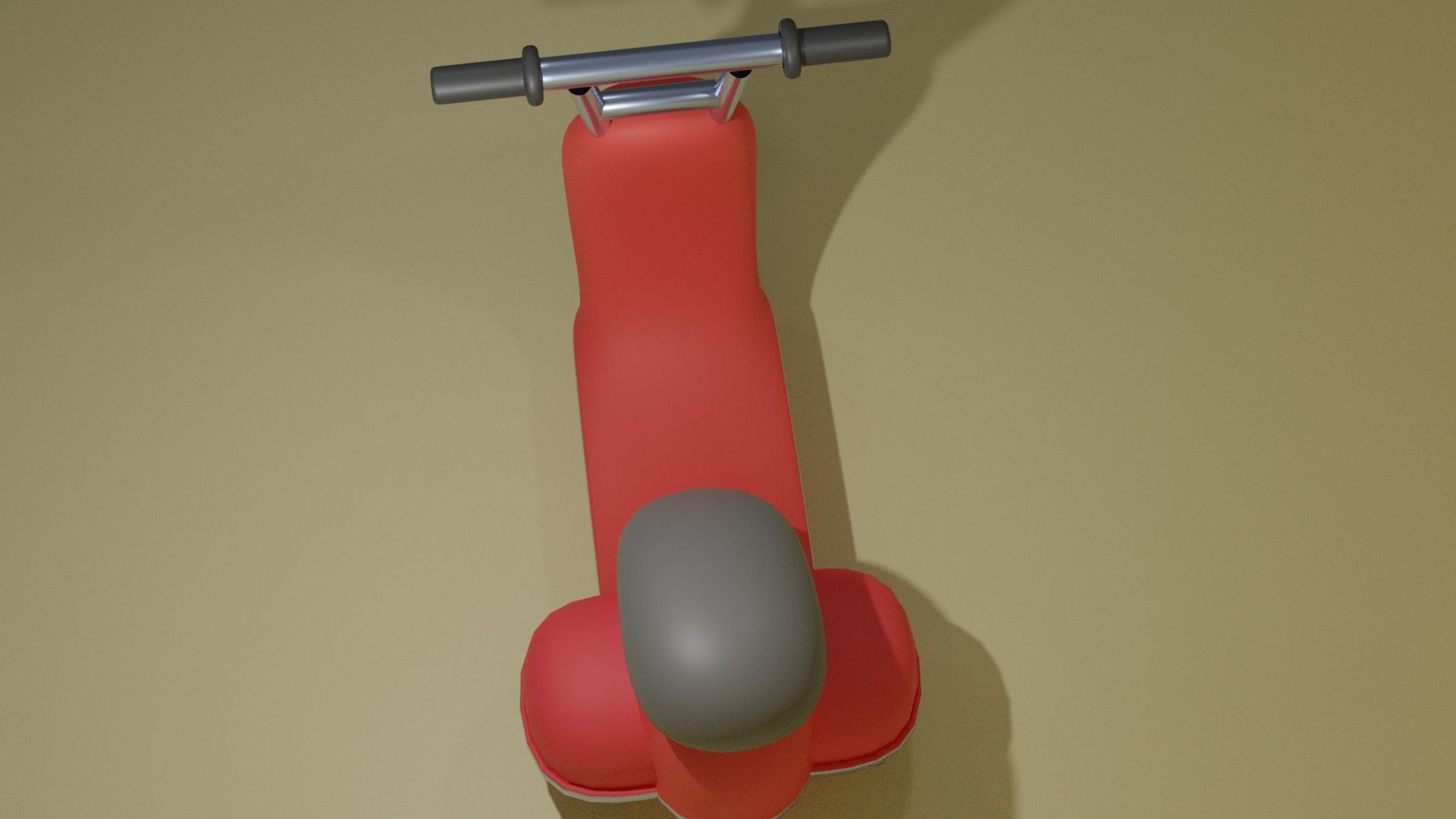 Scooter bike 3D model_1