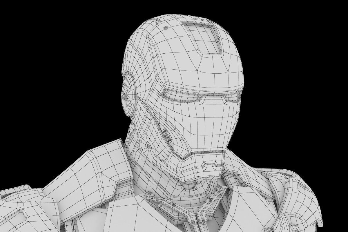 iron man  mark 3 3D model_5