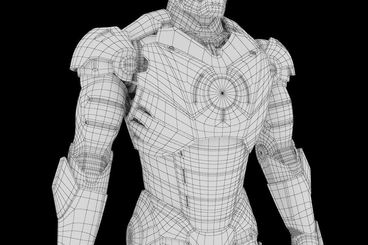 iron man  mark 3 3D model_6