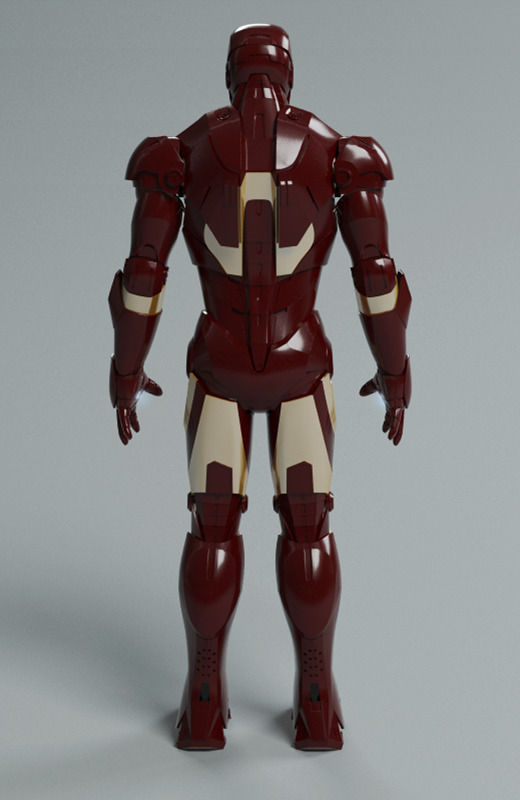 iron man  mark 3 3D model_4