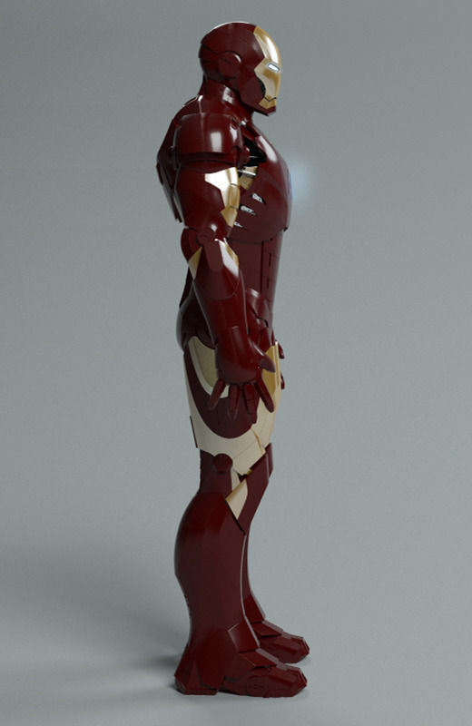 iron man  mark 3 3D model_3
