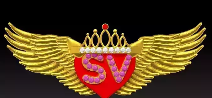 pendant free 3D MODEL jwellry Low-poly 3D model