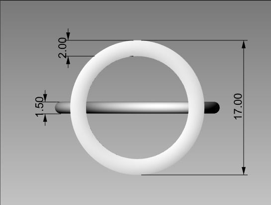 Set of rings 3D print model_10