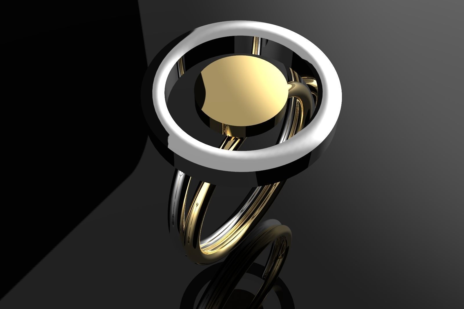 Set of rings 3D print model_6