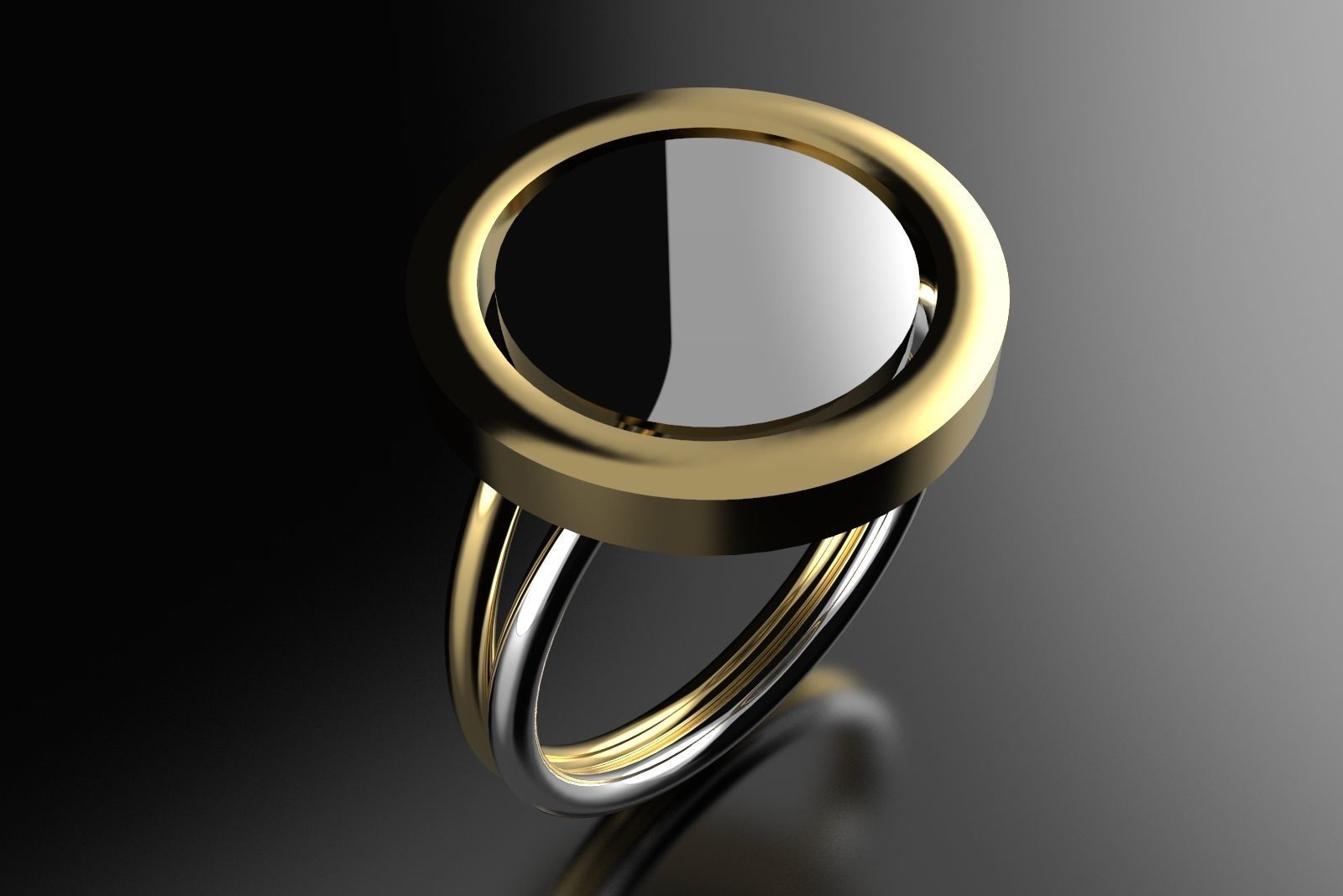 Set of rings 3D print model_1
