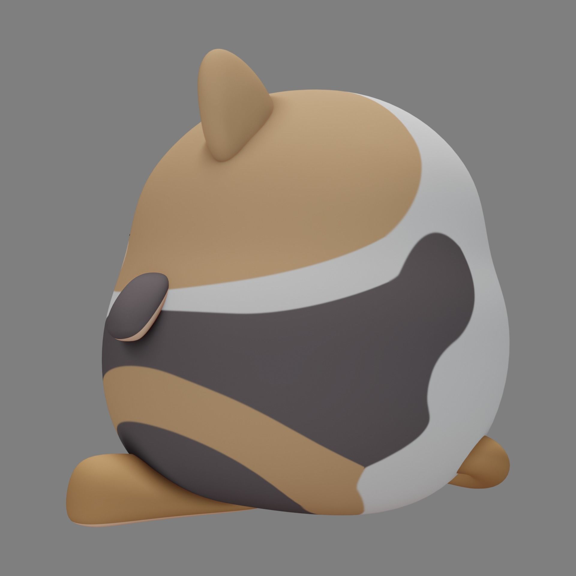 Plush Cat 3D model_6