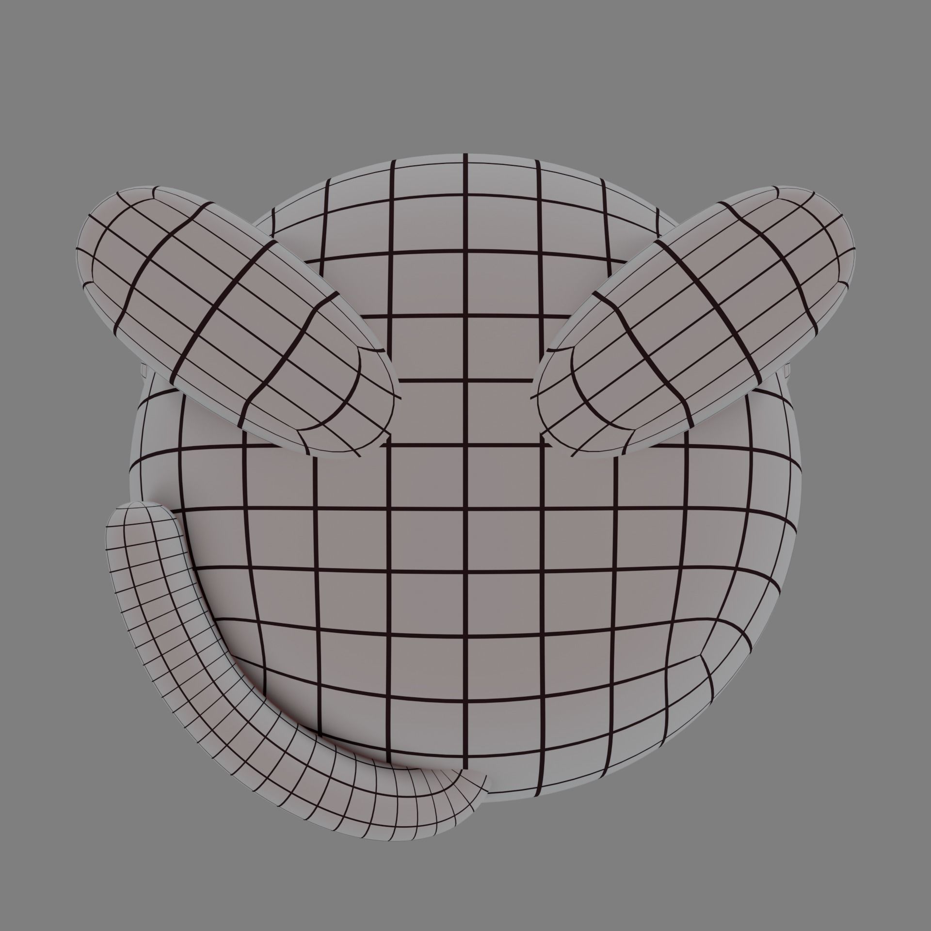 Plush Cat 3D model_17