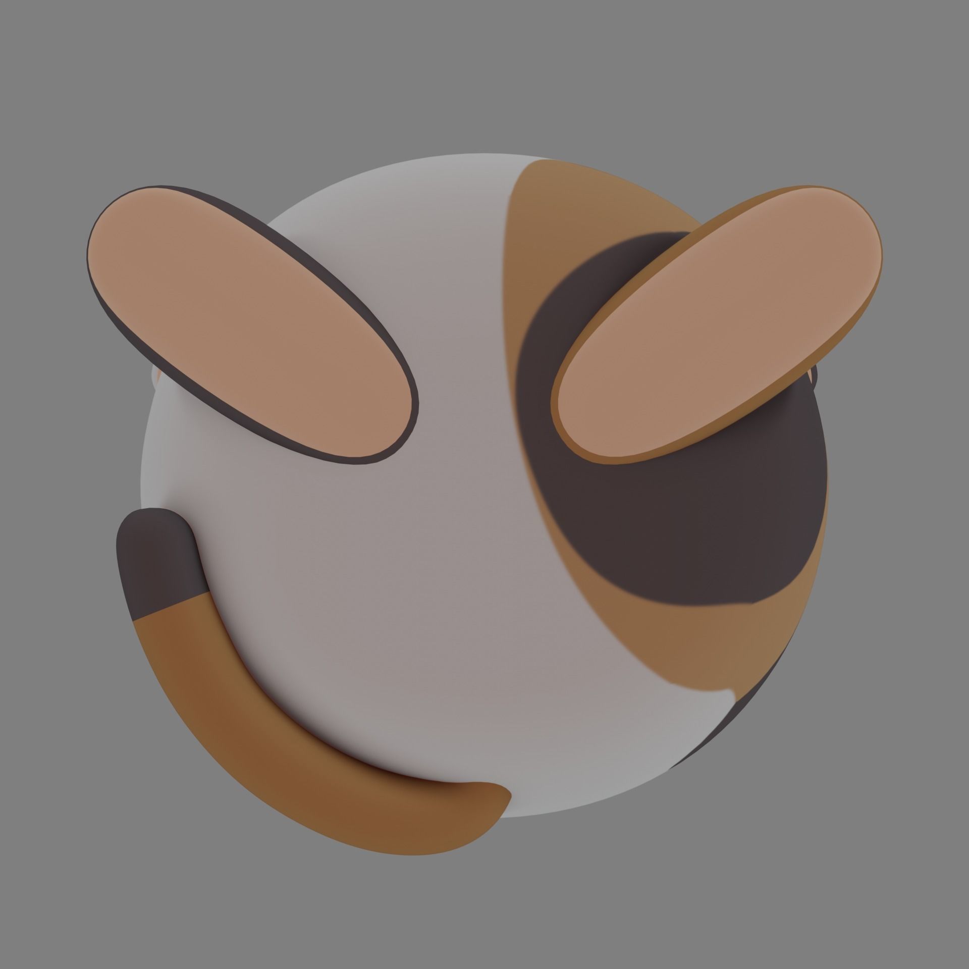 Plush Cat 3D model_10