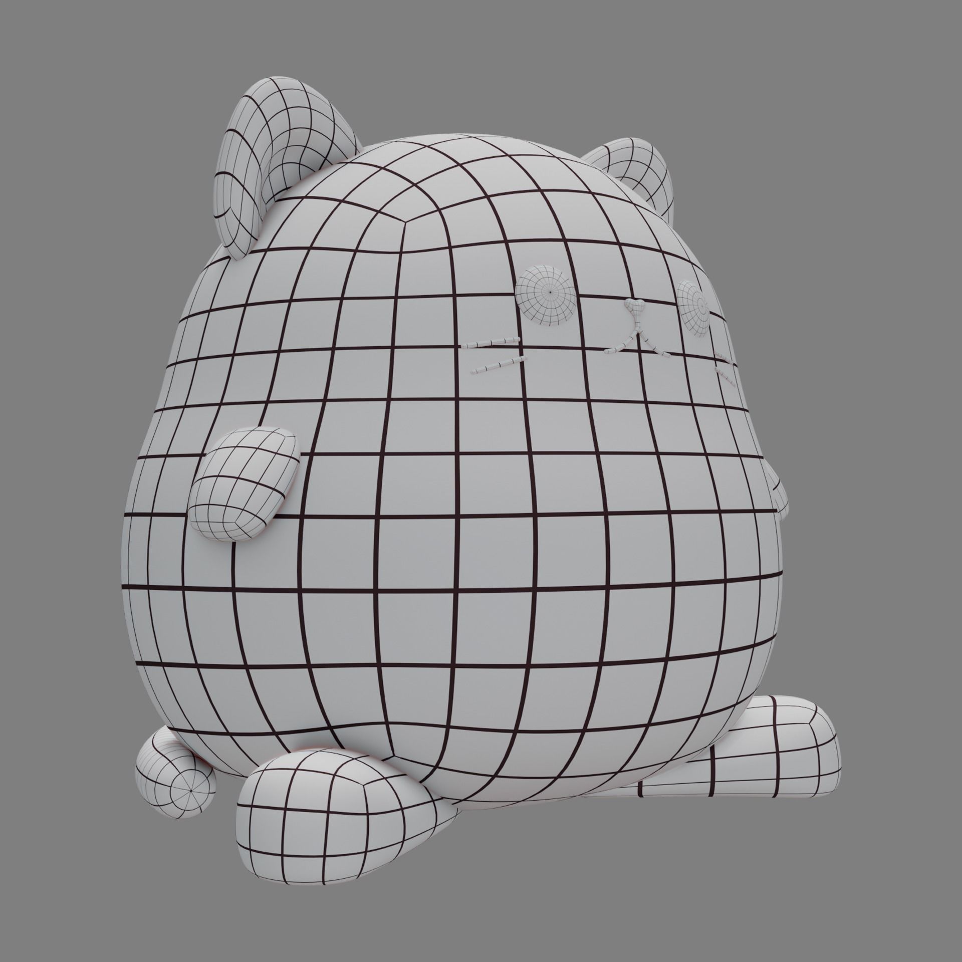 Plush Cat 3D model_12