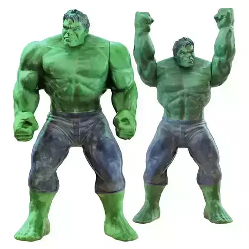 Two Hulk toys 2