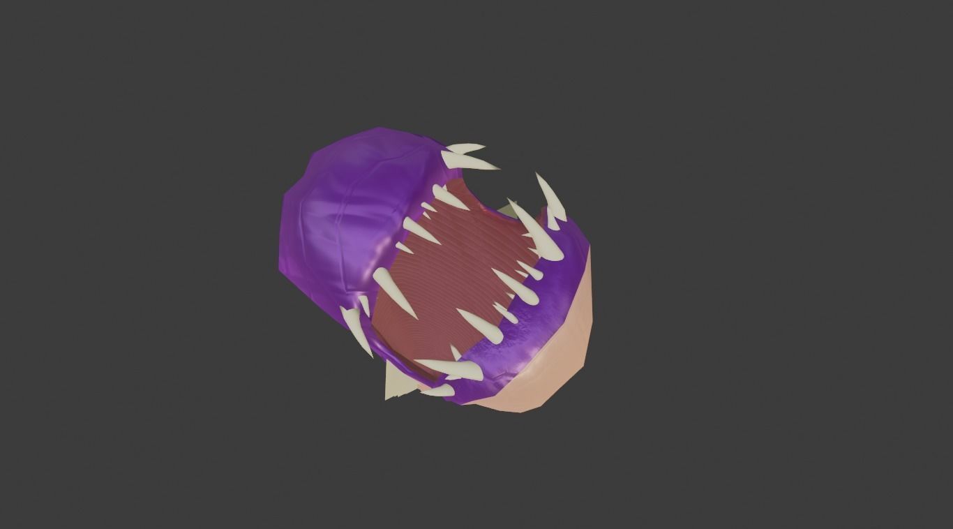 Giant Earth Worm Low-poly 3D model_9