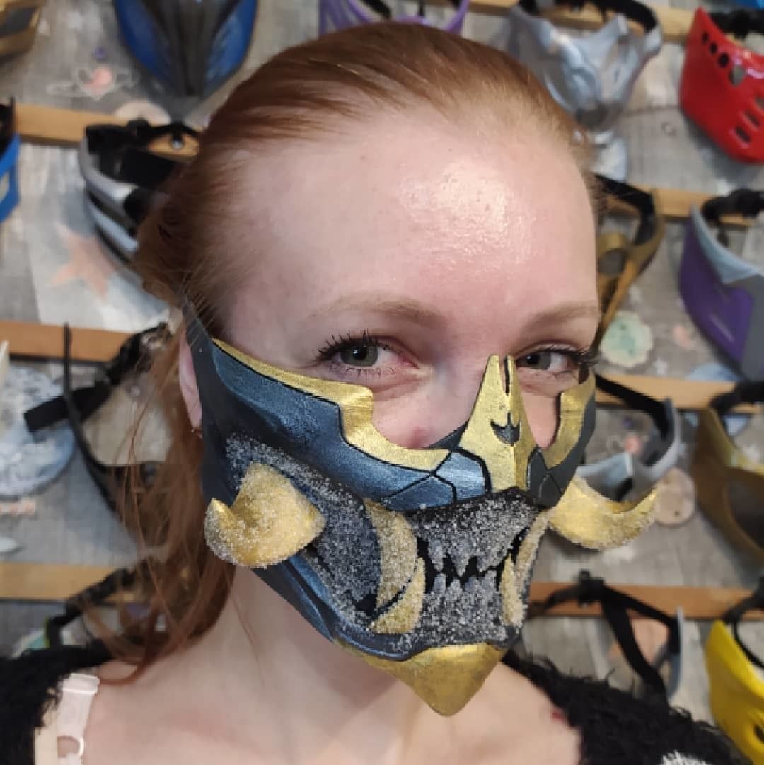 Frost mask from Mortal Kombat 11 - Polar Lights 3D print model_2