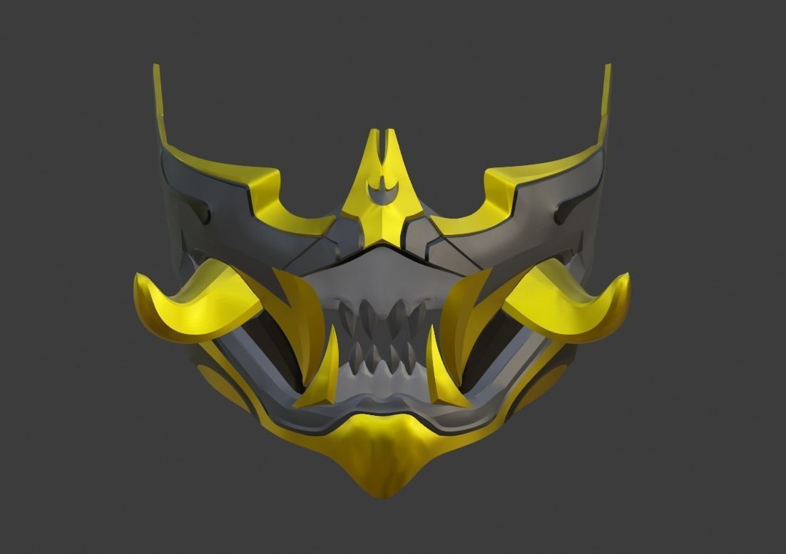 Frost mask from Mortal Kombat 11 - Polar Lights 3D print model_10
