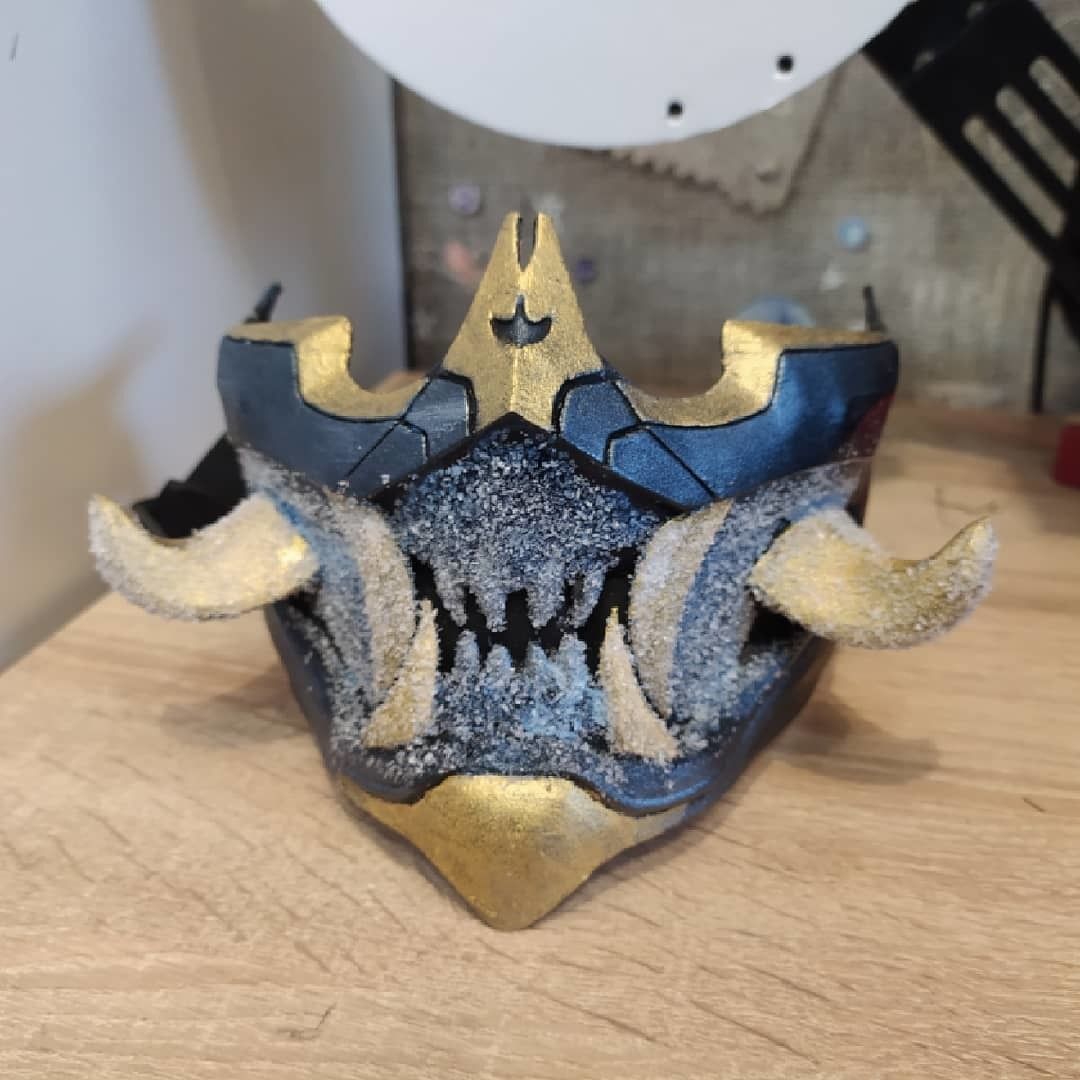 Frost mask from Mortal Kombat 11 - Polar Lights 3D print model_8