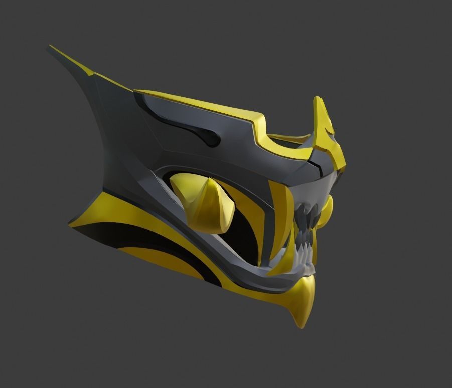 Frost mask from Mortal Kombat 11 - Polar Lights 3D print model_16