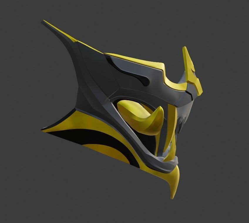 Frost mask from Mortal Kombat 11 - Polar Lights 3D print model_11