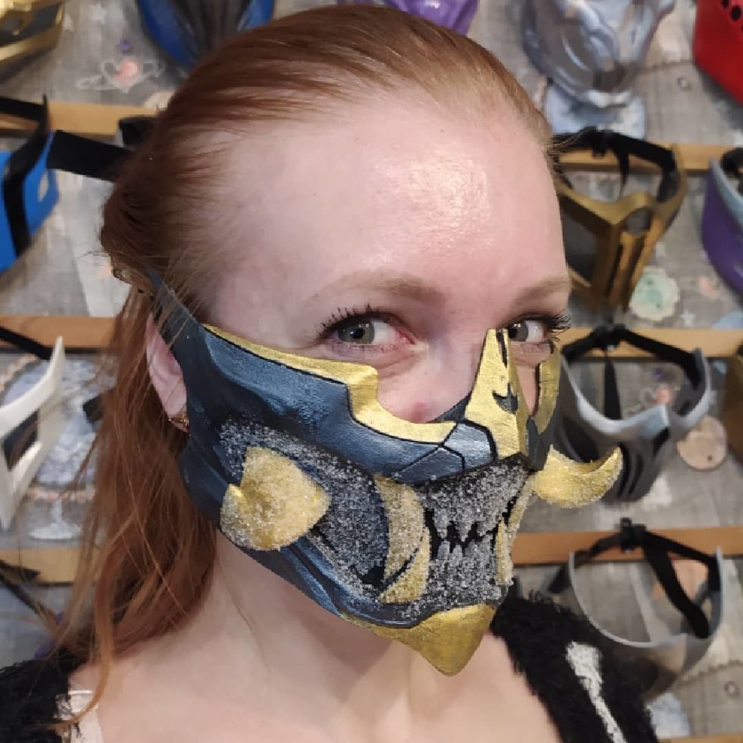 Frost mask from Mortal Kombat 11 - Polar Lights 3D print model_4