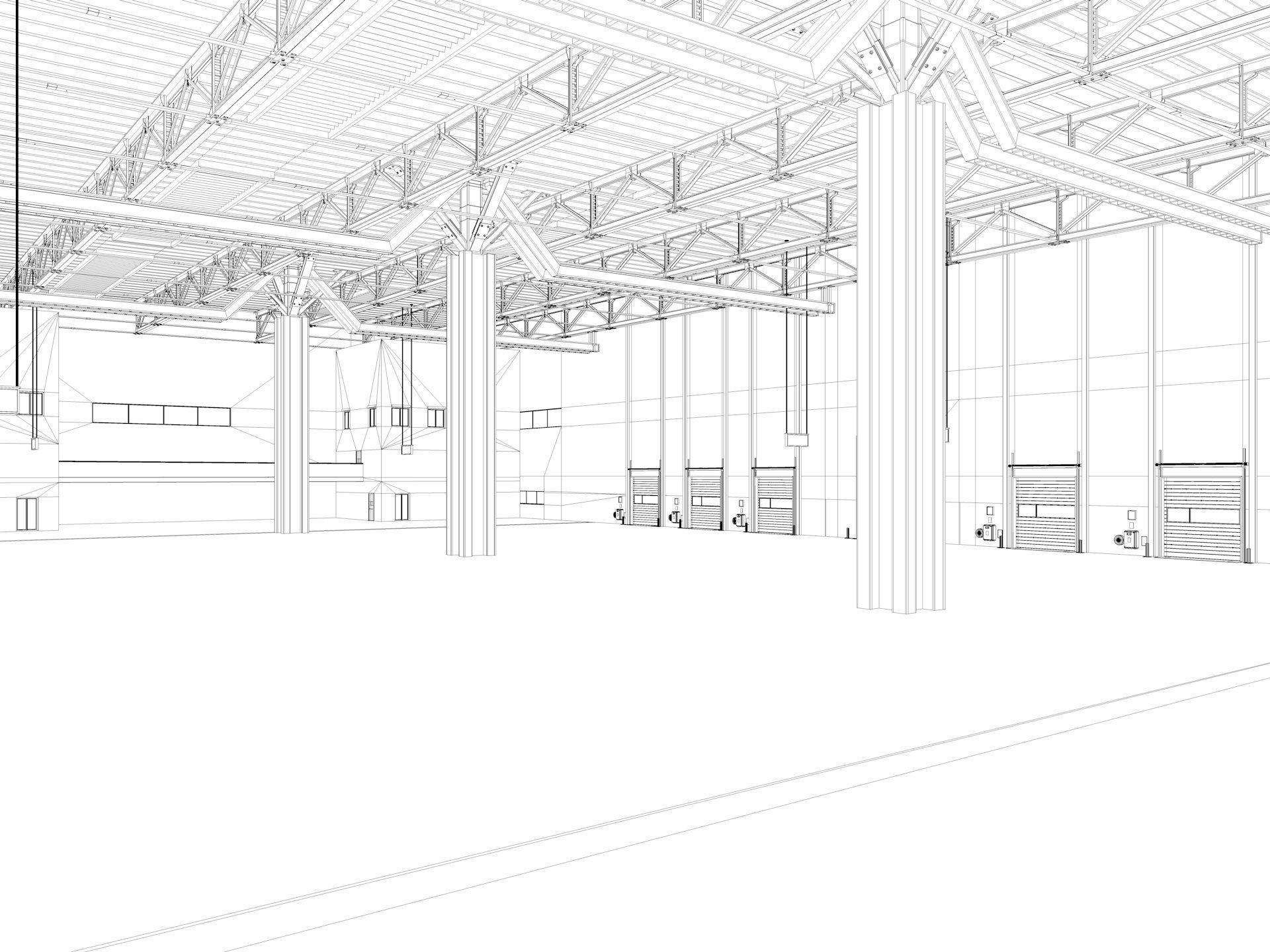 Warehouse Logistic 5 interior and exterior 3D model_30